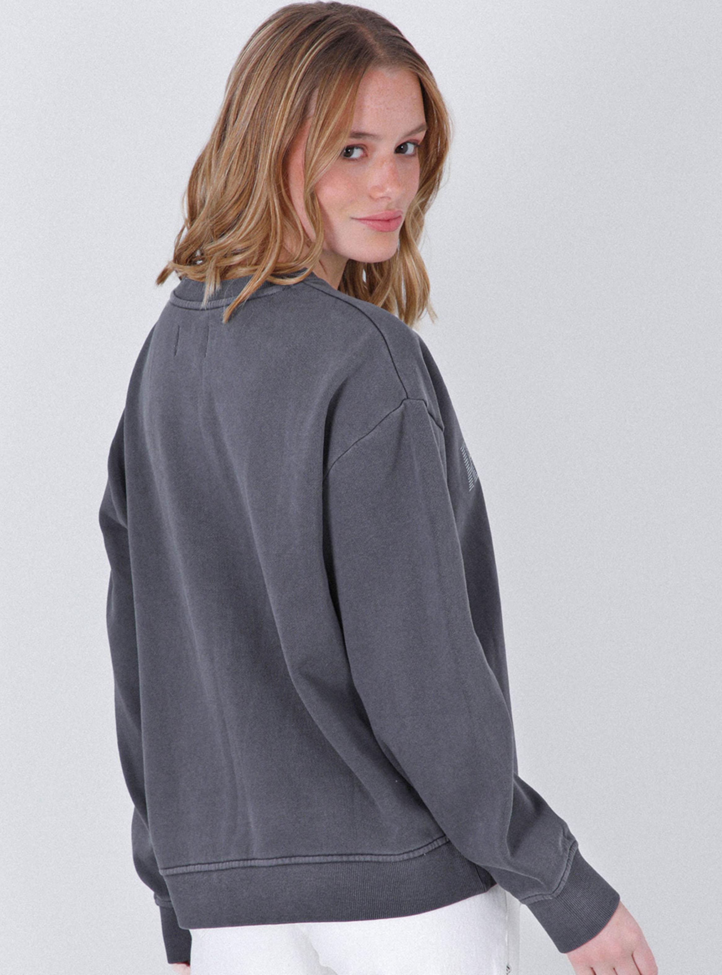 Polerón Crew Neck Parche Logo Bone-2