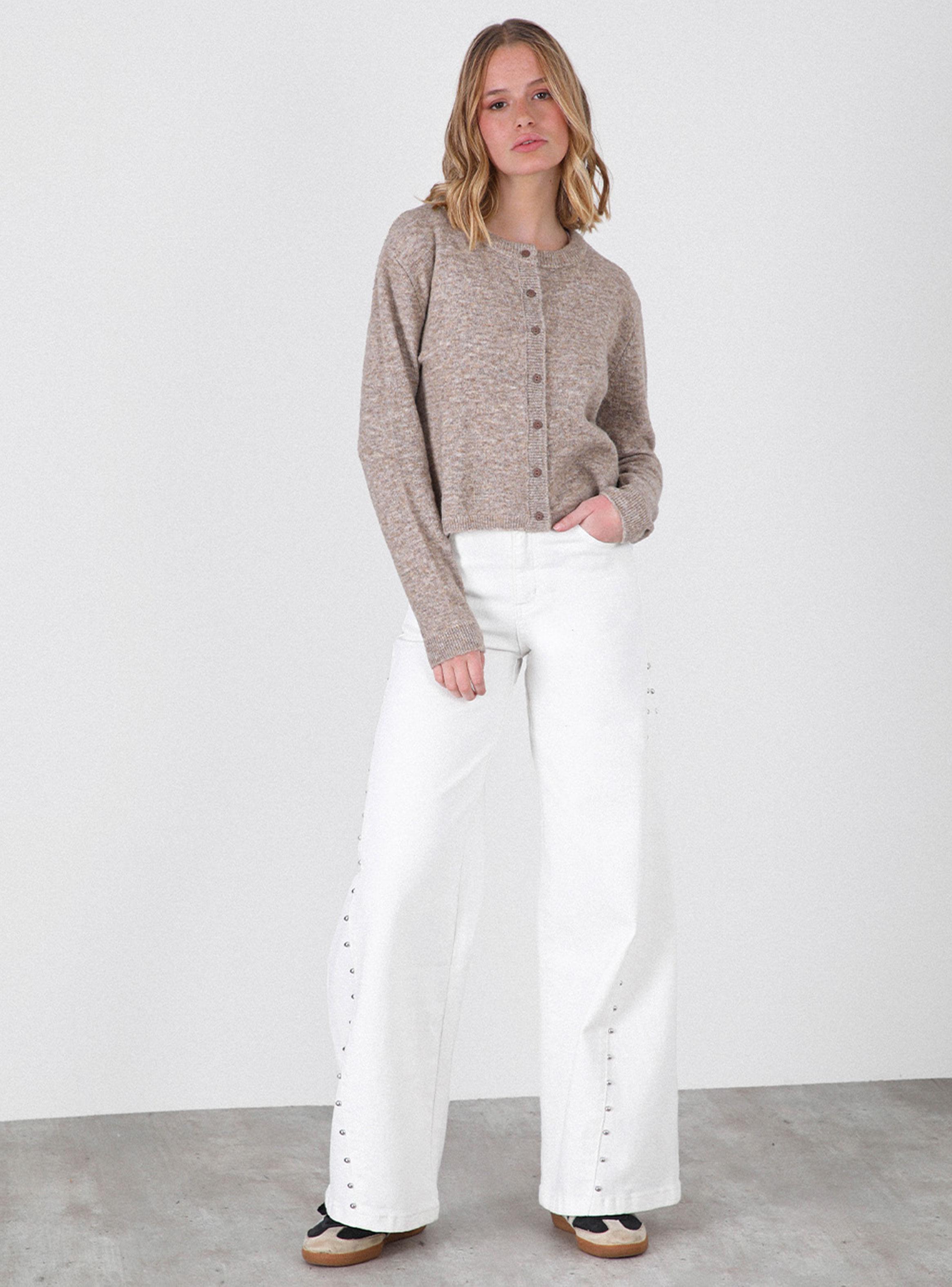 Cárdigan Beige Colección Josefa Saez-5