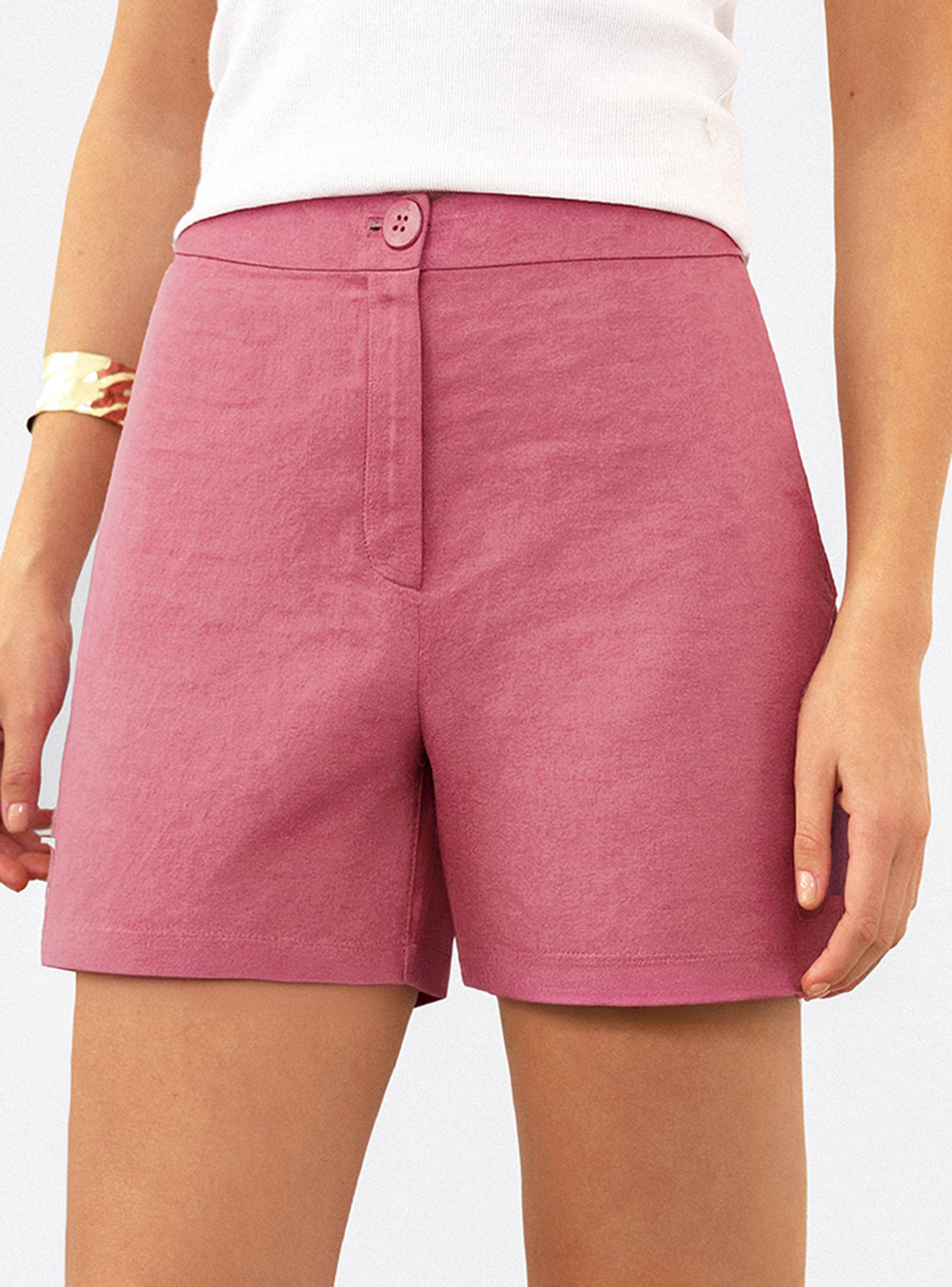 Short Pretina Elasticada Pink-3
