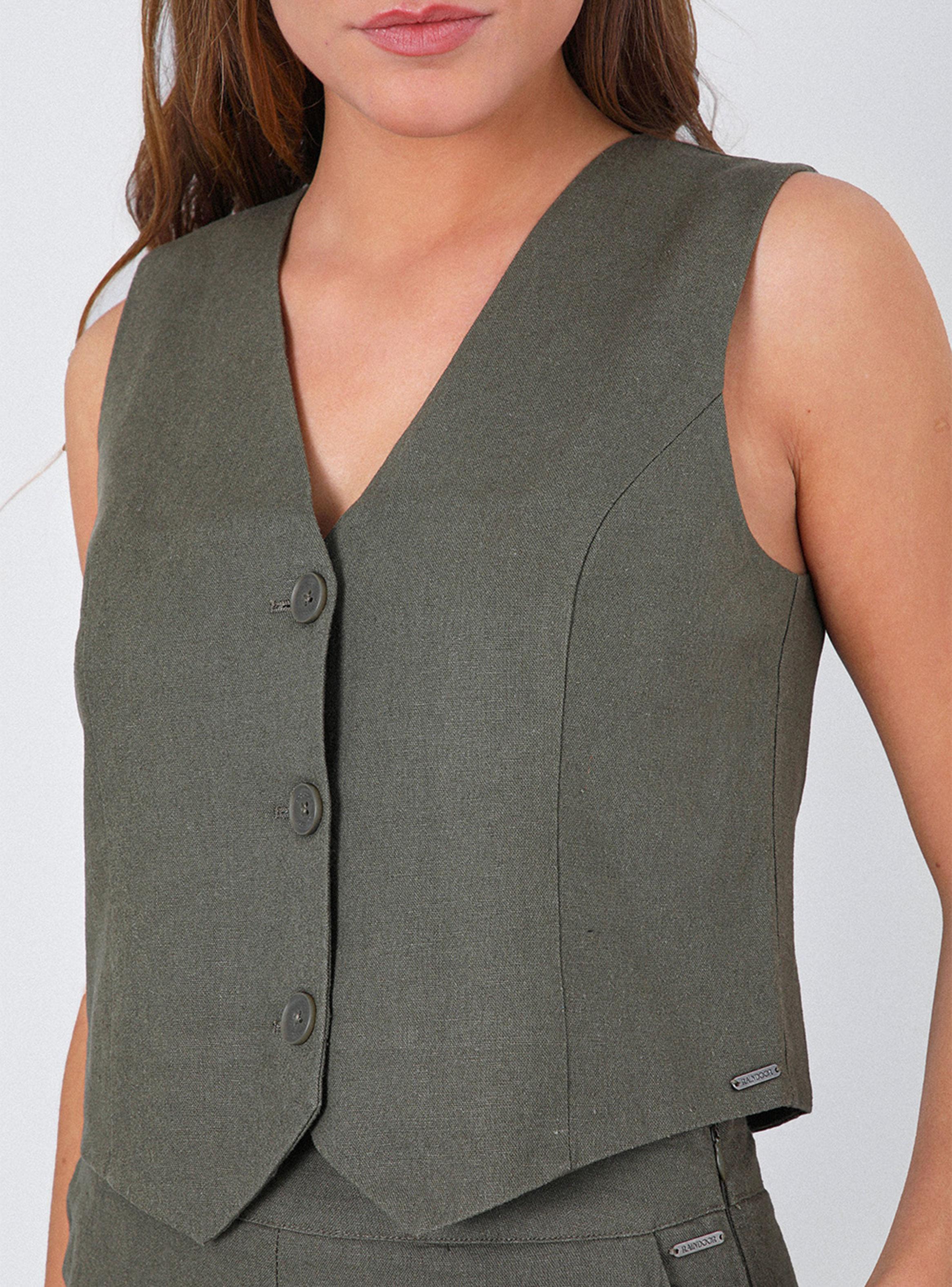 Vest Lino Rayas-3