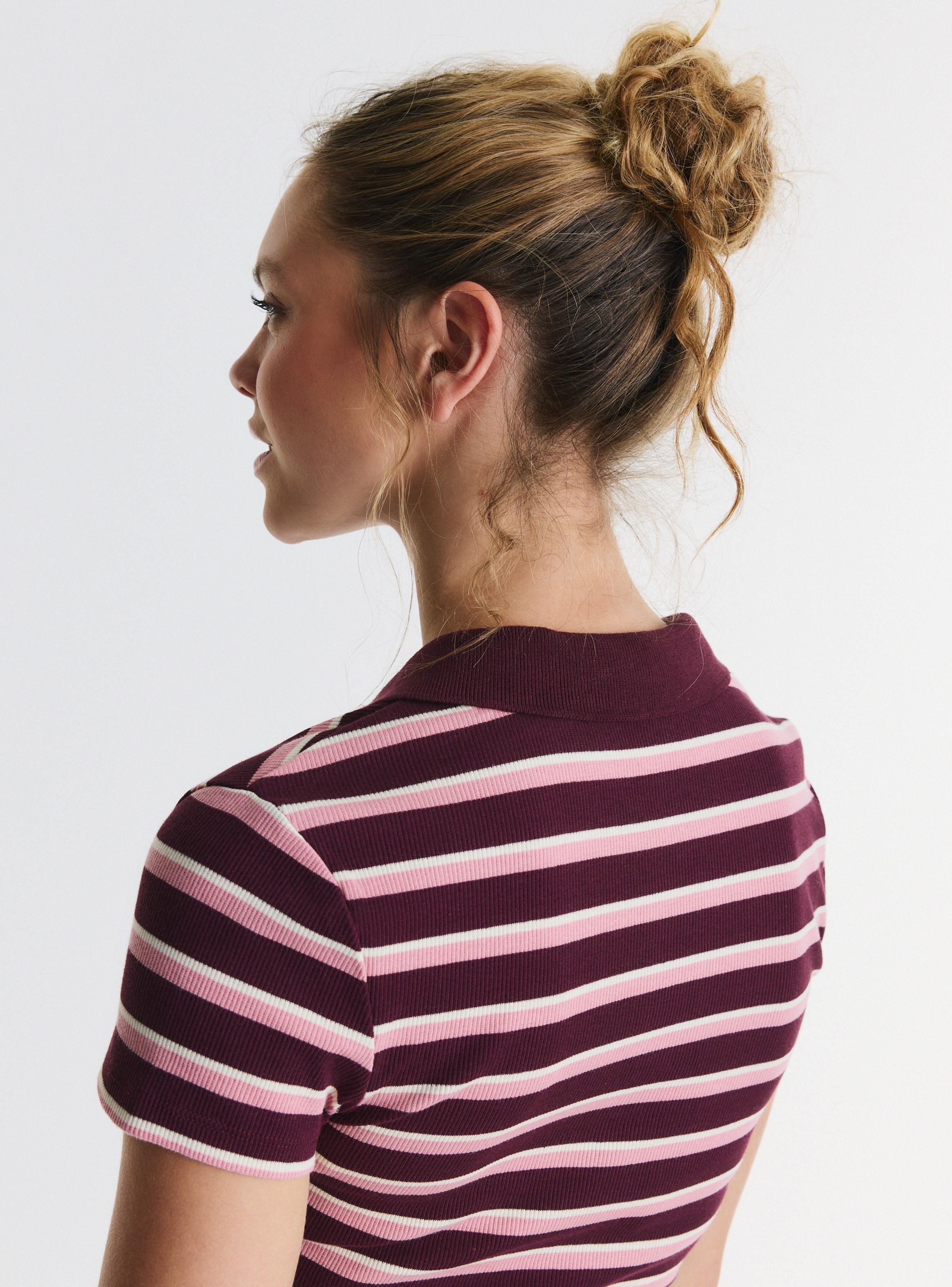 Polera Cuello Polo Color-3