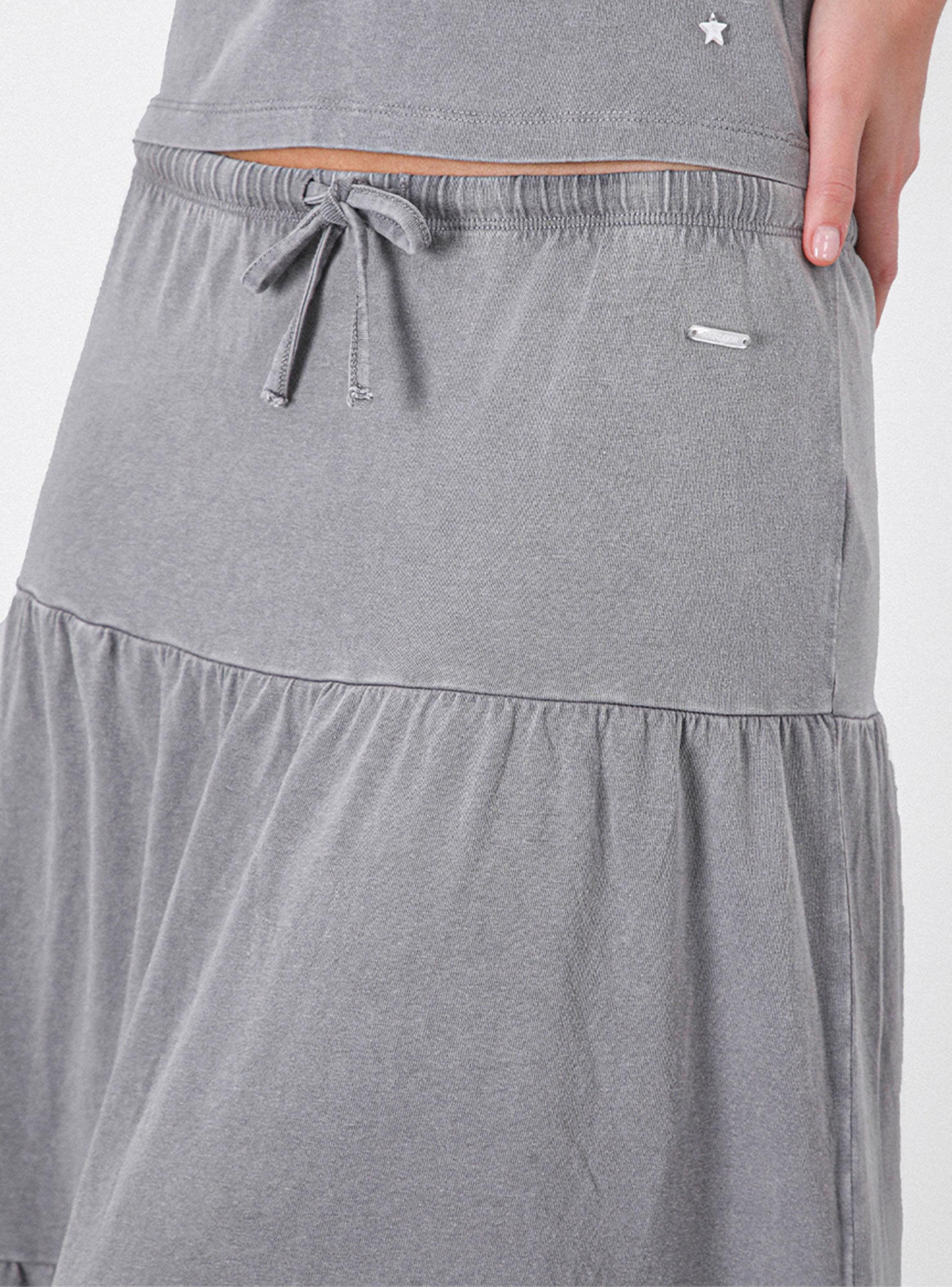 Falda Larga Maxi Tiro Medio-4