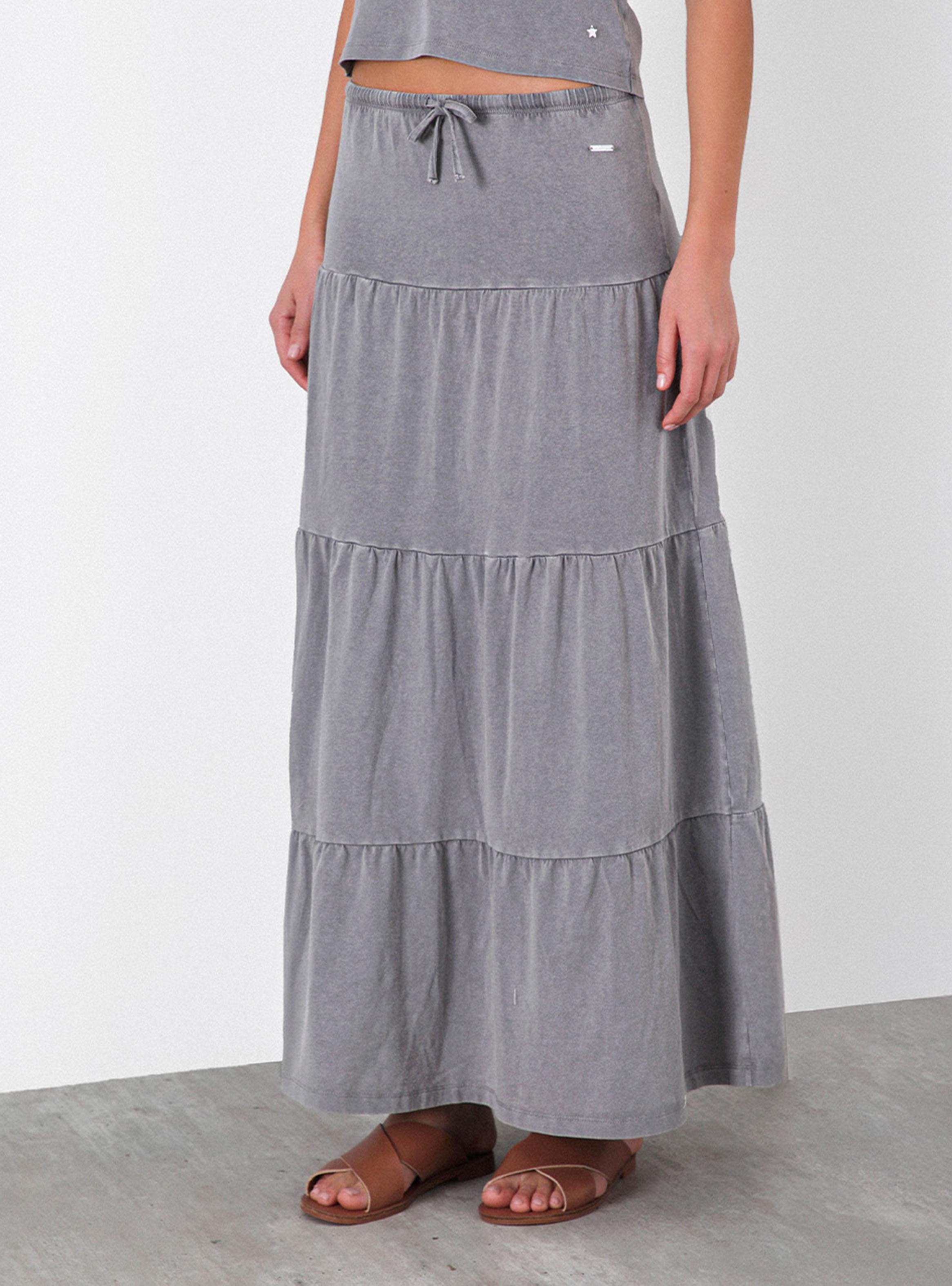 Falda Larga Maxi Tiro Medio-3