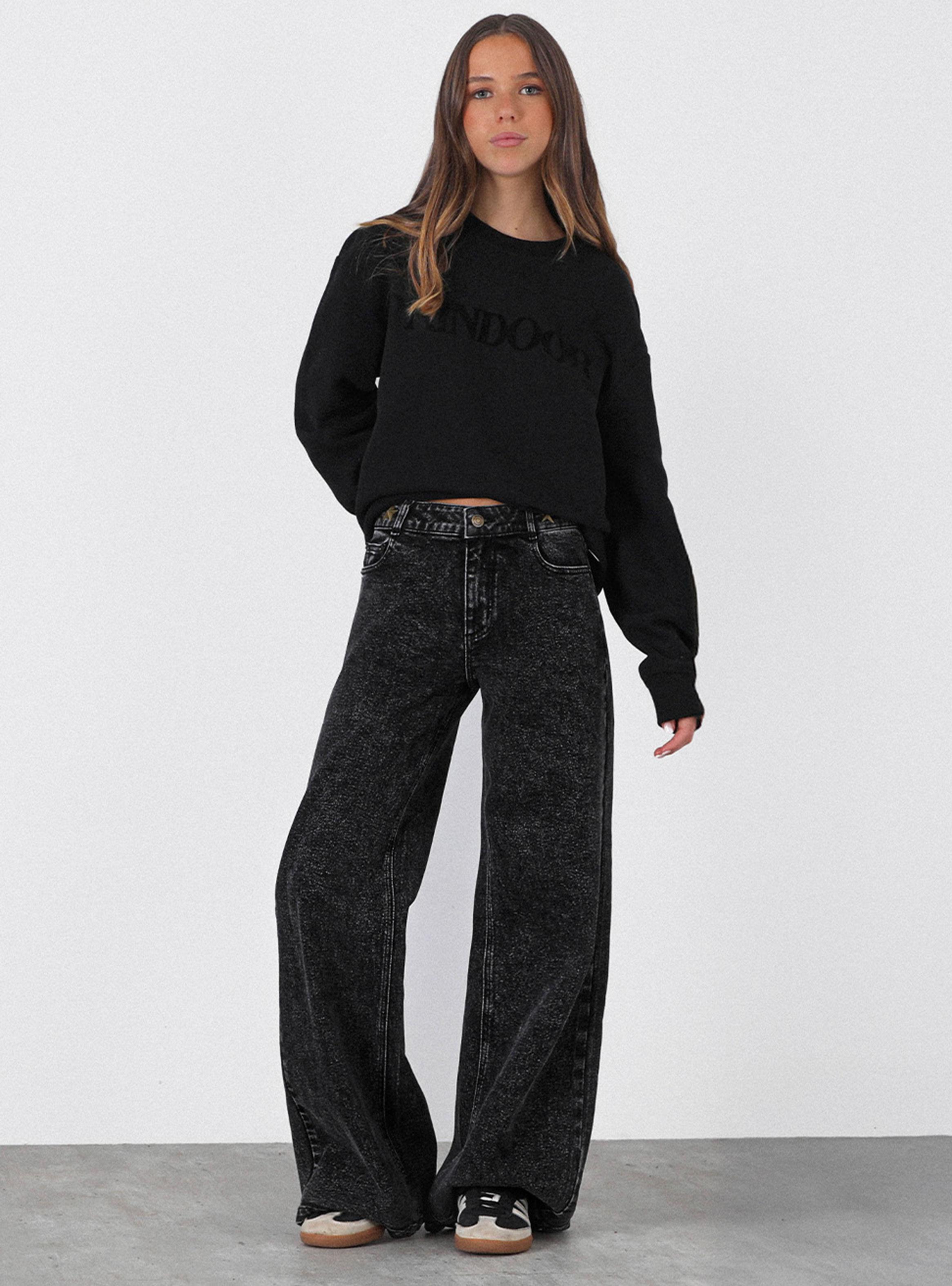 Pantalón Estrellas Cinturón Black-4