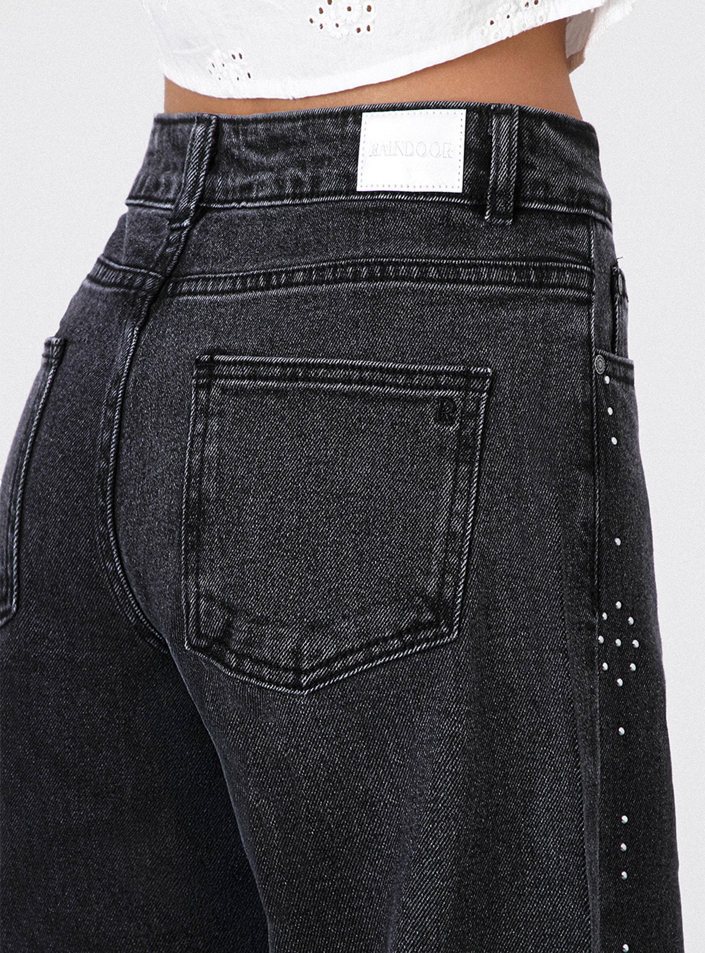Pantalón Estrellas Tachas Black-4