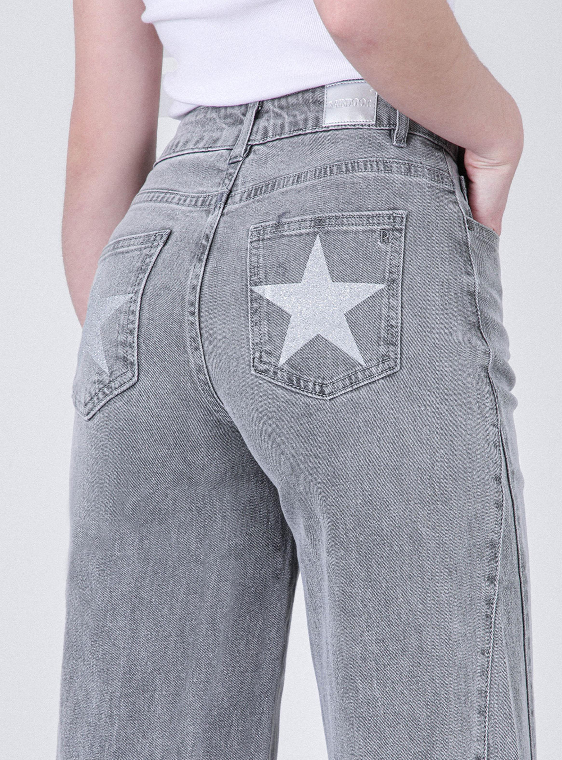 Pantalón Corte Lateral Estrella Grey Colección Josefa Saez-4