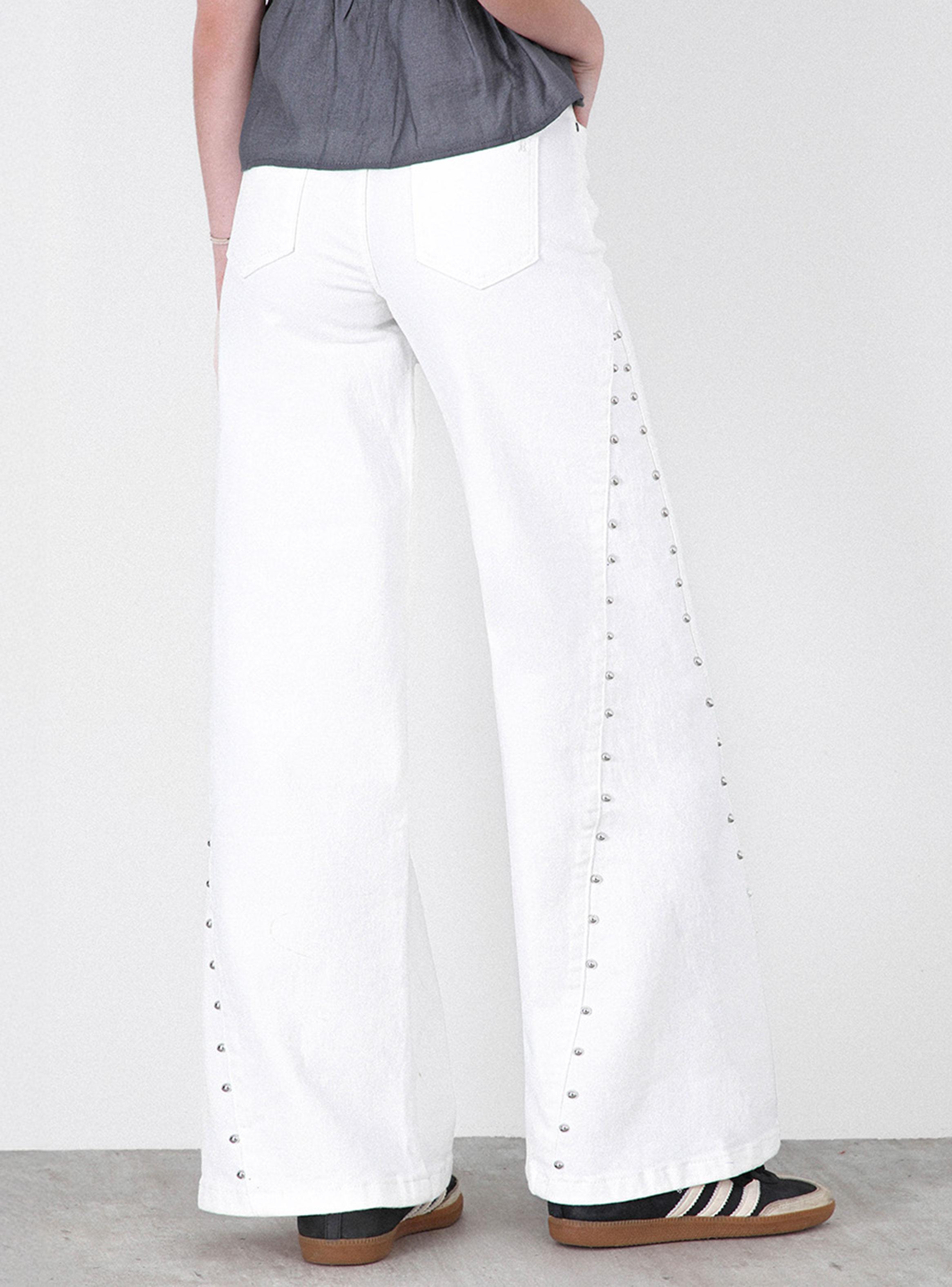 Pantalón Corte Lateral Tachas-2