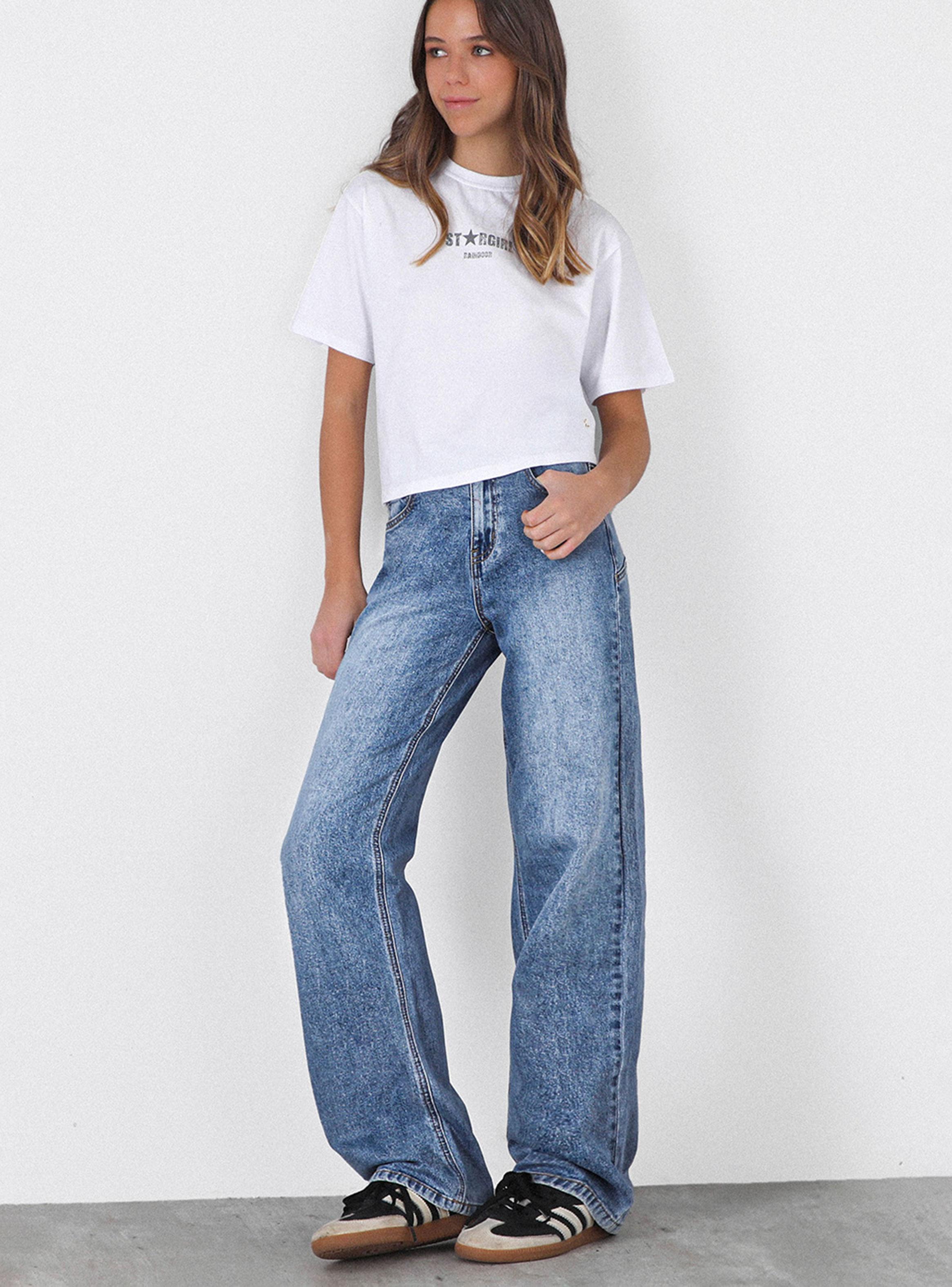 Pantalón Straight Estrella Blue-4