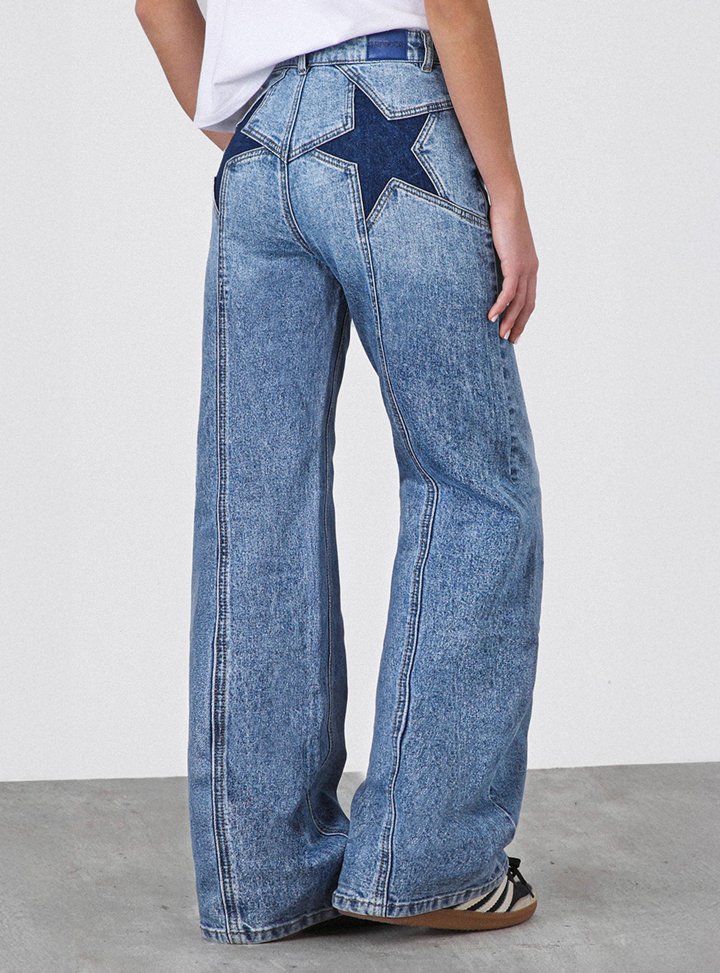 Pantalón Straight Estrella Blue-1