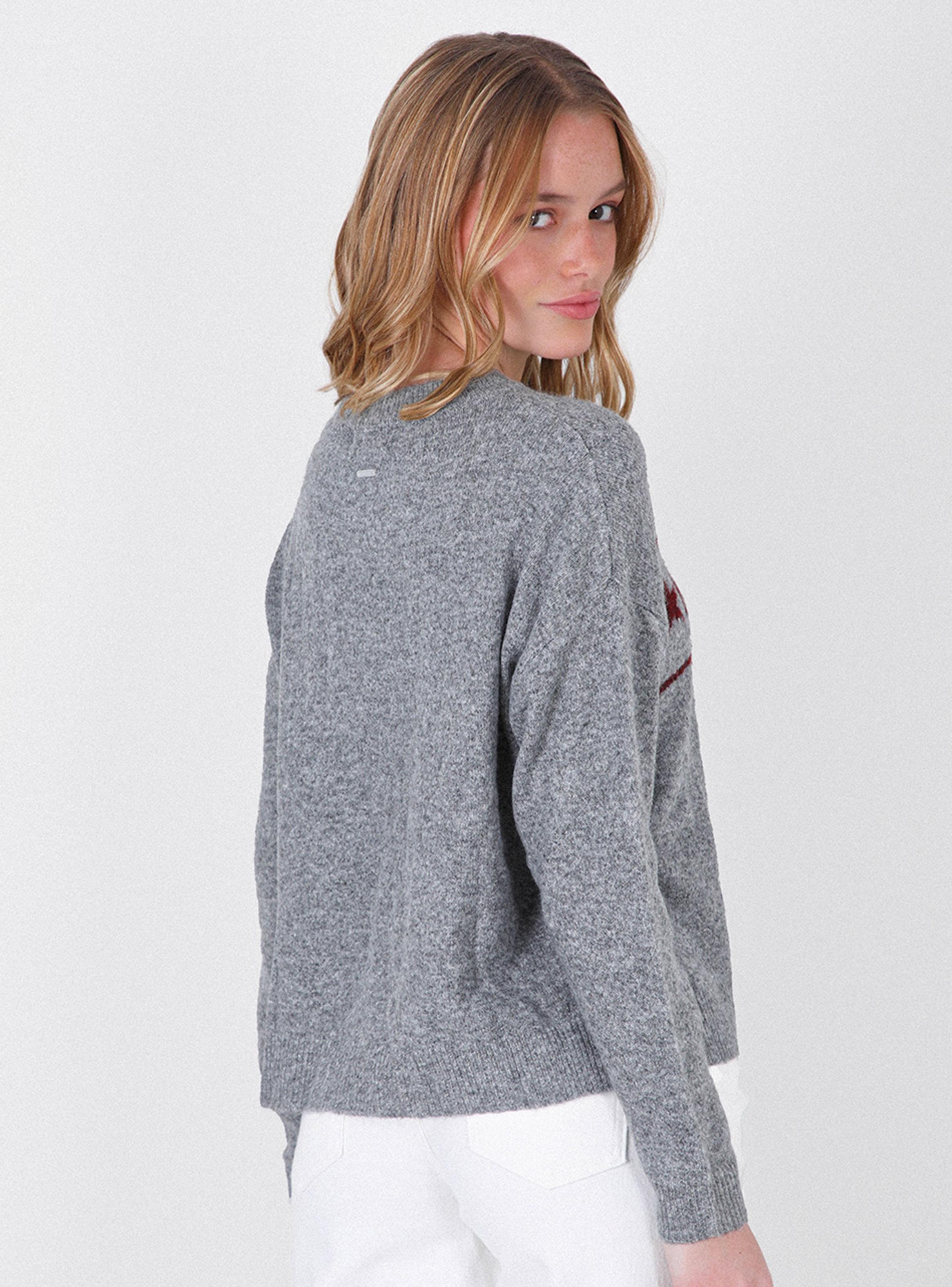 Sweater Logo Grey Colección Josefa Saez-3