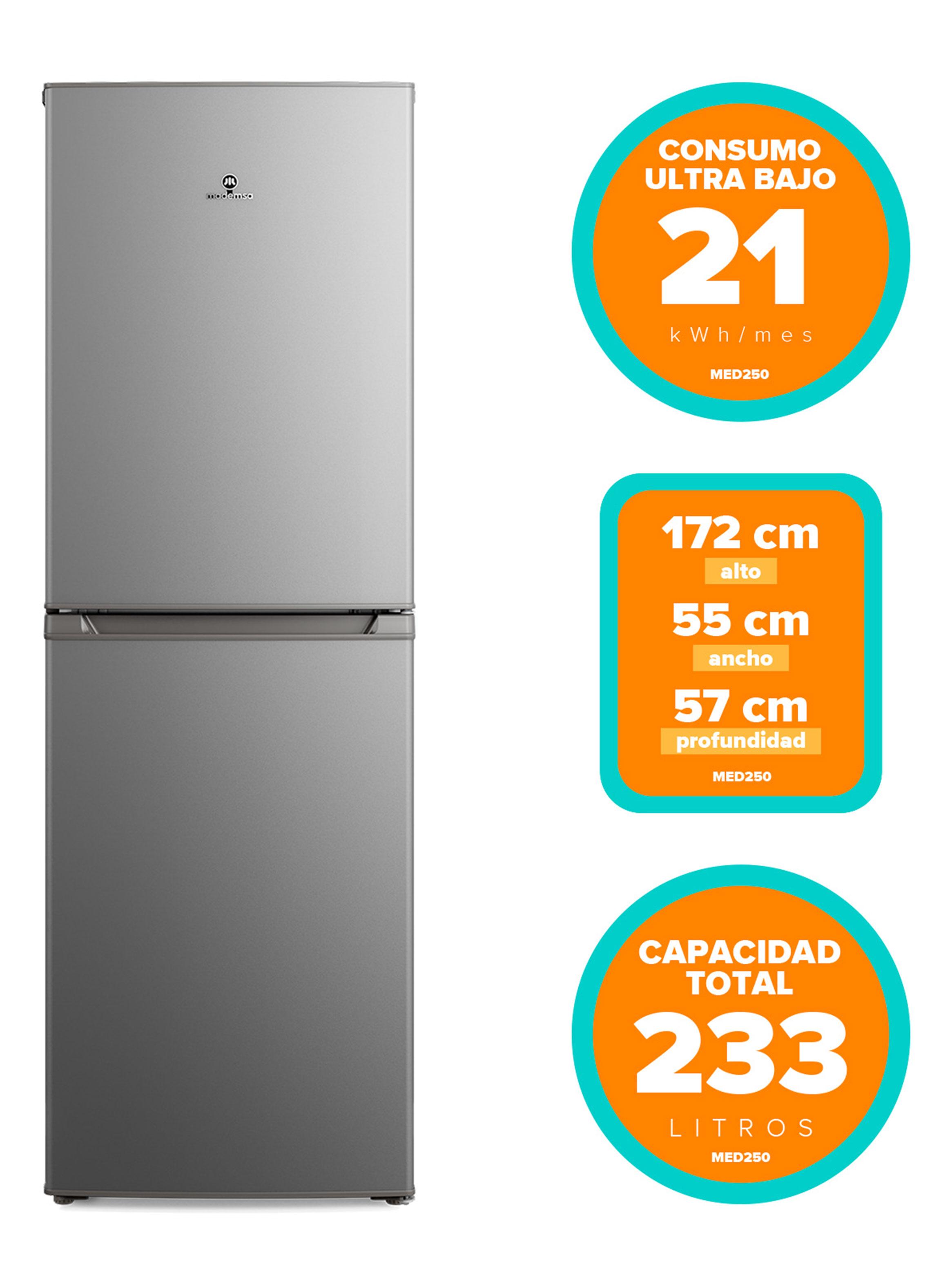 Refrigerador Bottom Freezer Frío Directo 248 Lts MED250-1