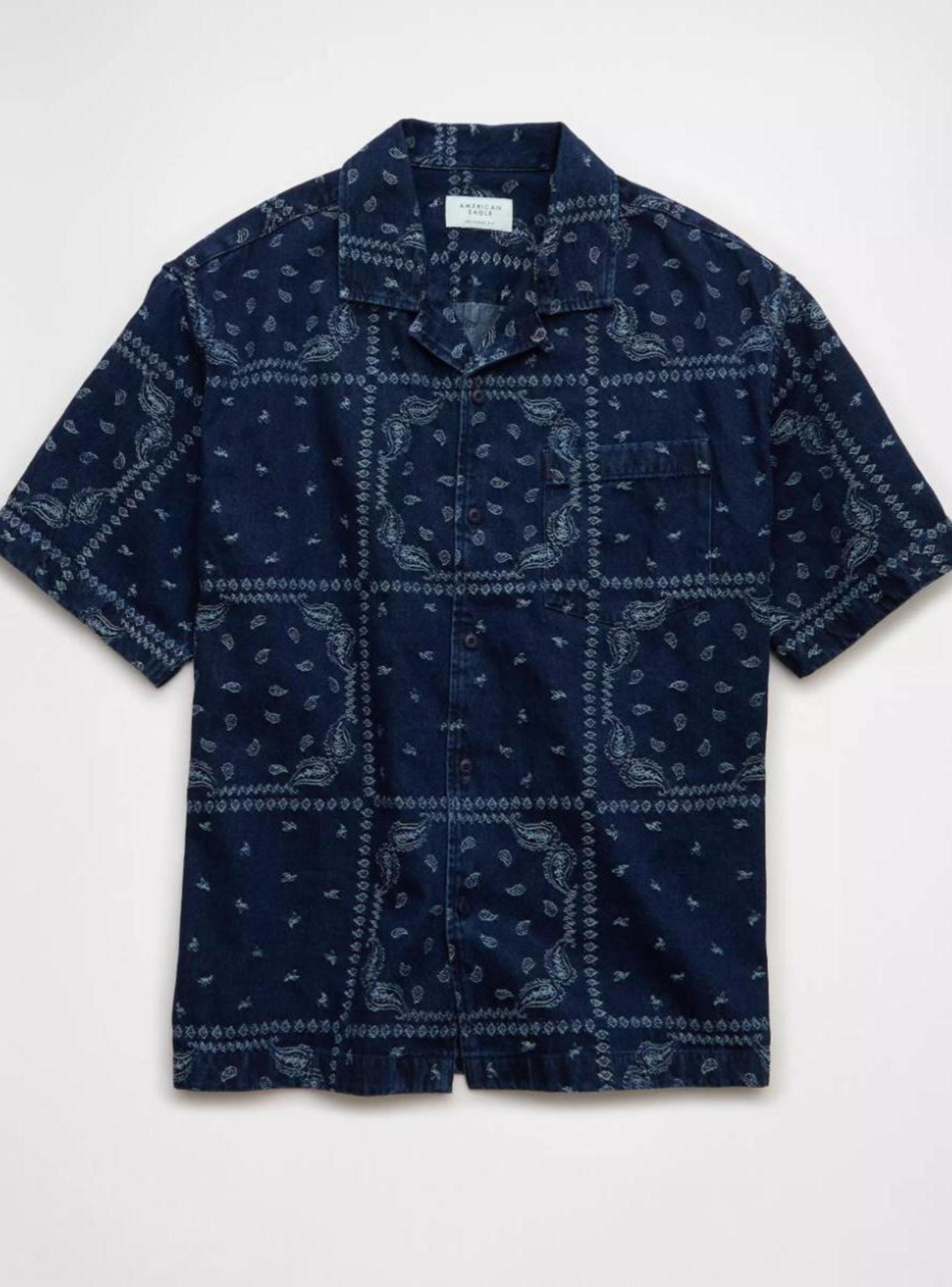 Camisa Estampada AE con Botones-2