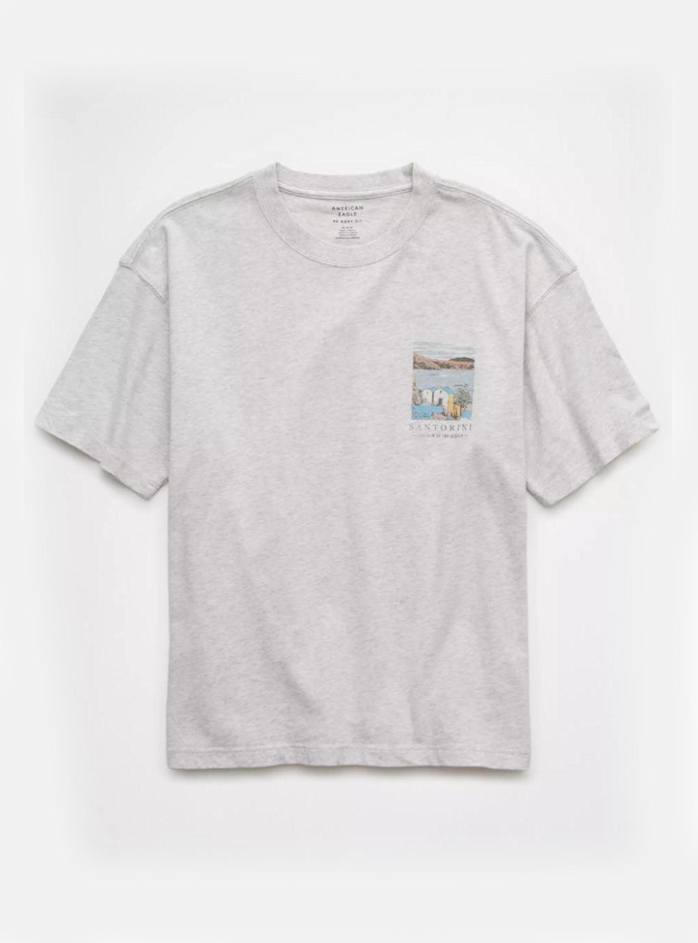 Polera Casual con Gráfico de Destino-3