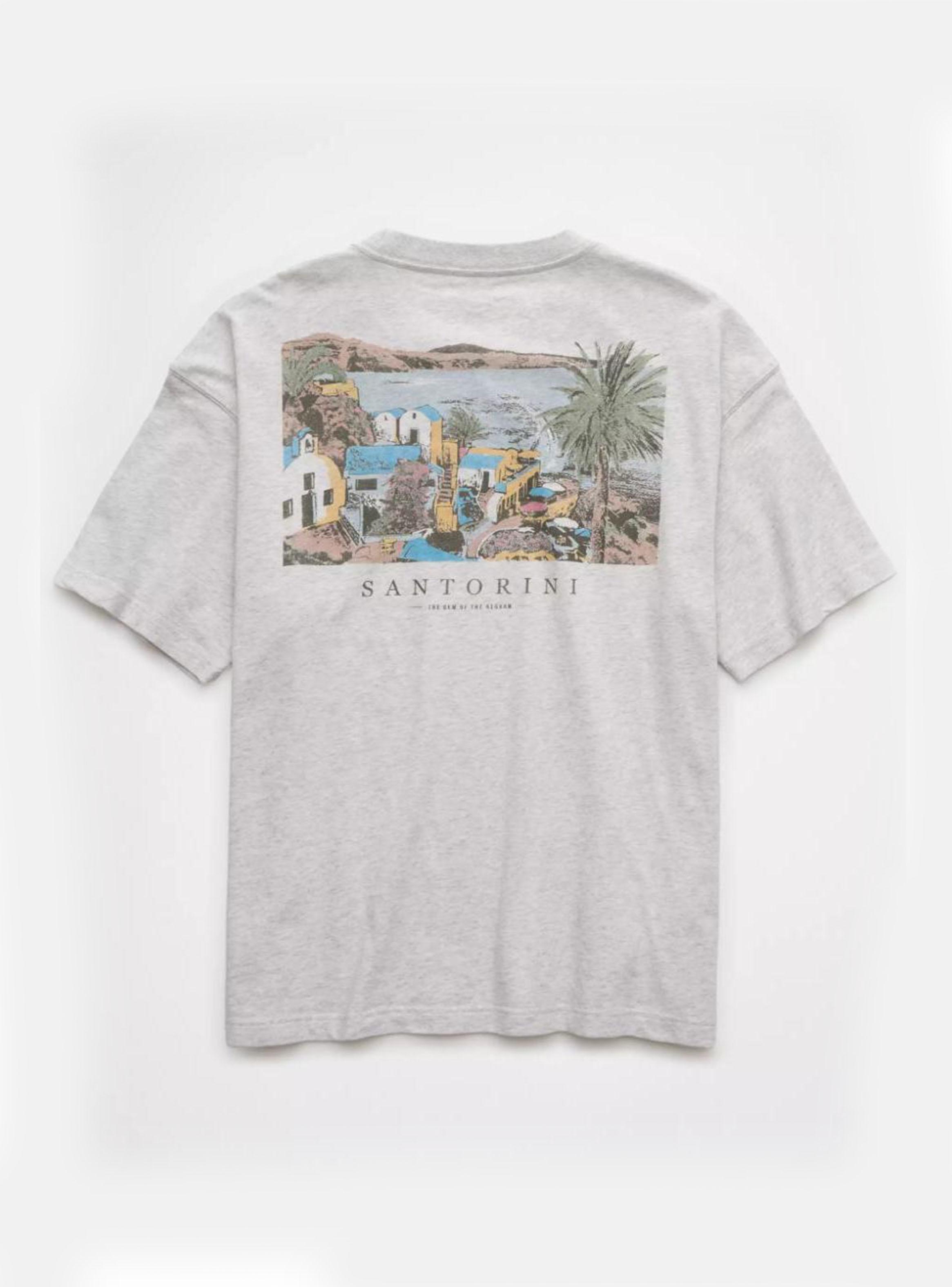 Polera Casual con Gráfico de Destino-4