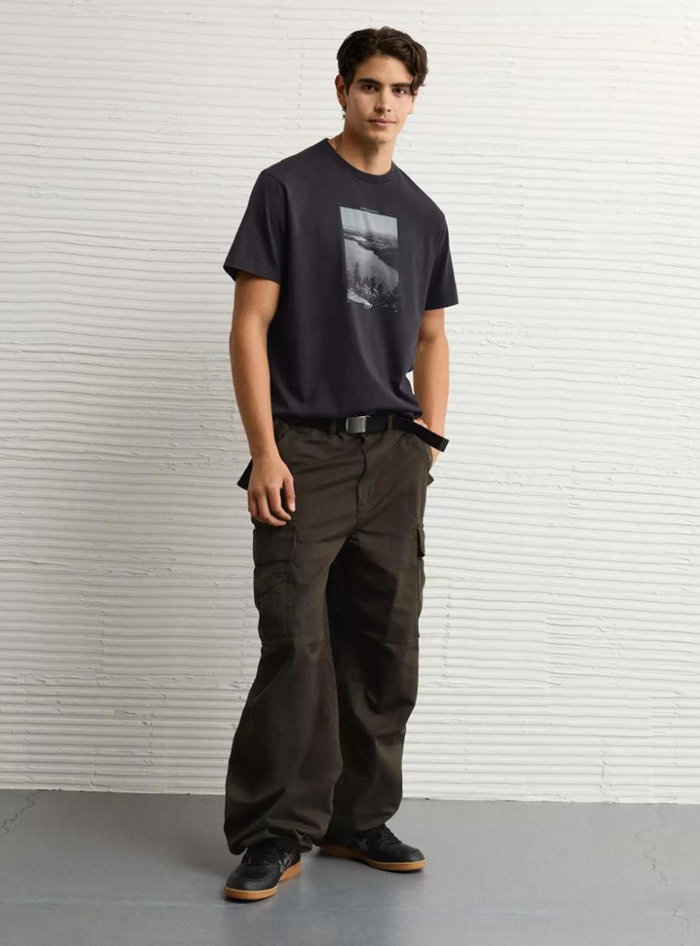 Polera AE Recta con Gráfico Destino-2