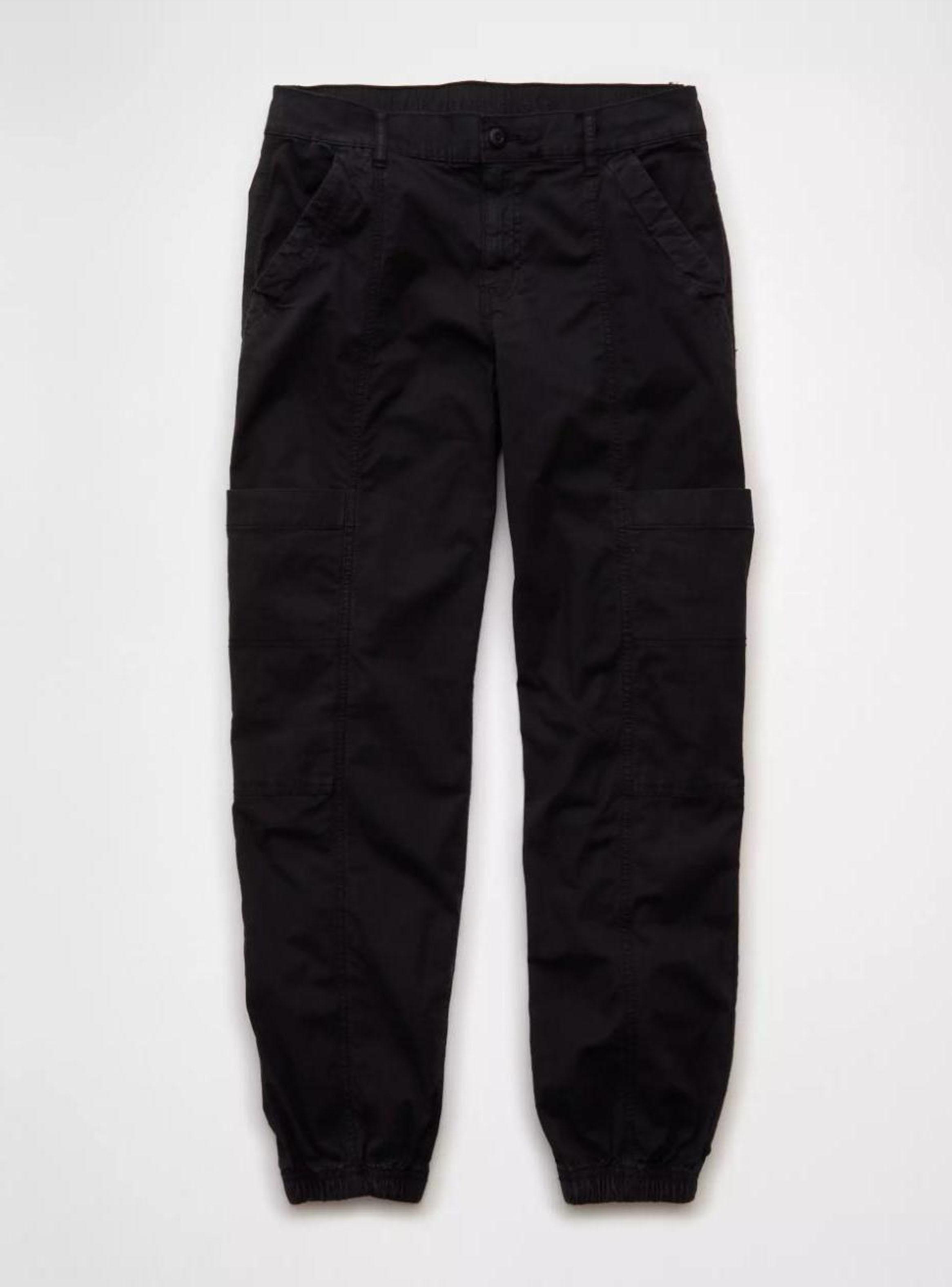 Pantalón Jogger Cargo Stretch Holgado Cintura con Tiras-3