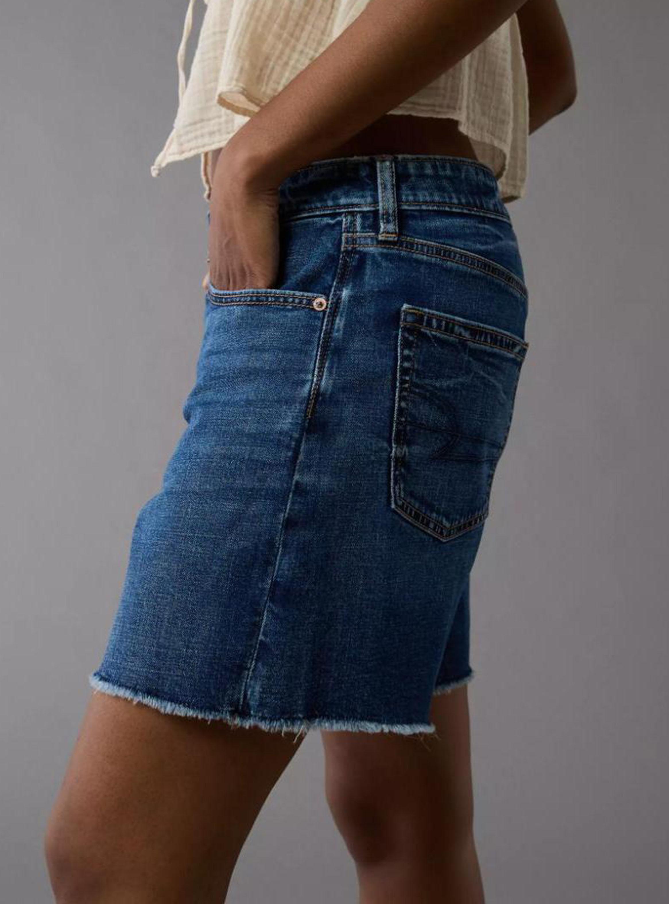 Short Ae 8 Dreamy Drape Stretch Low Rise Baggy Jort-2