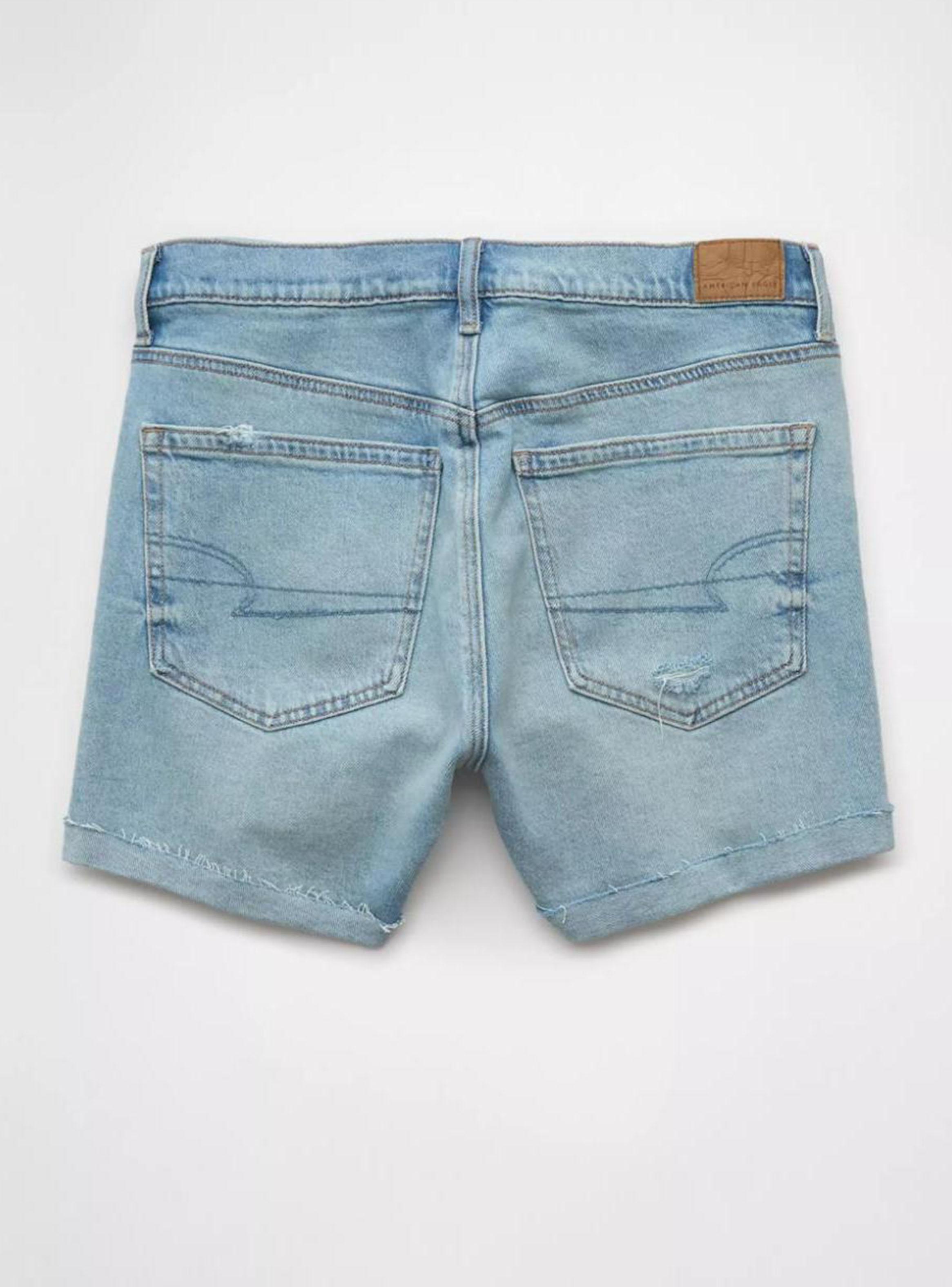 Short Ae Denim Ex-Boyfriend Stretch Tiro Bajo Rasgado-4