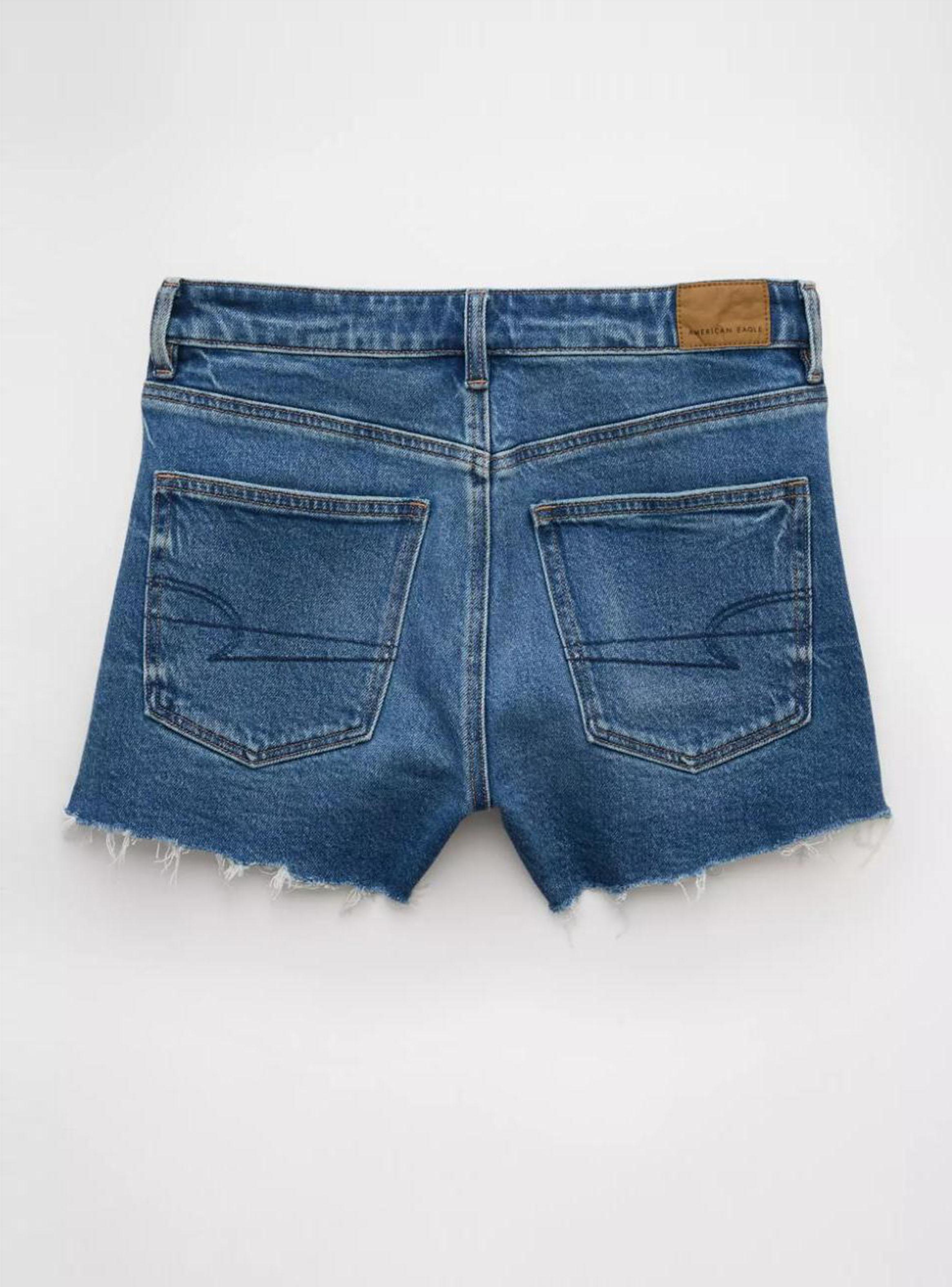 Short Ae Stretch Crossover Denim Mom-4
