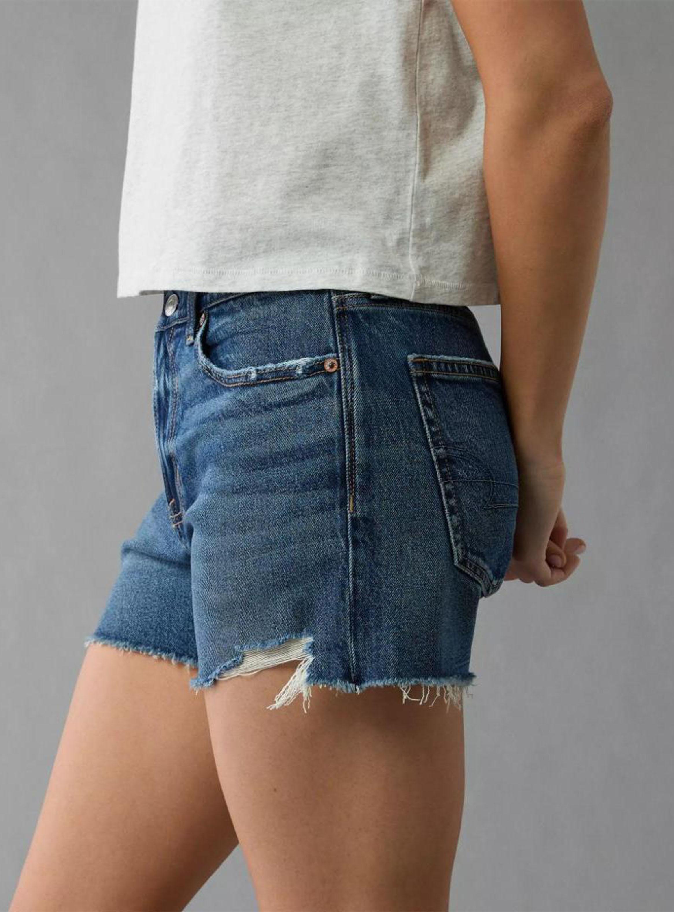 Short Denim ExBoyfriend Stretch Tiro Bajo-2