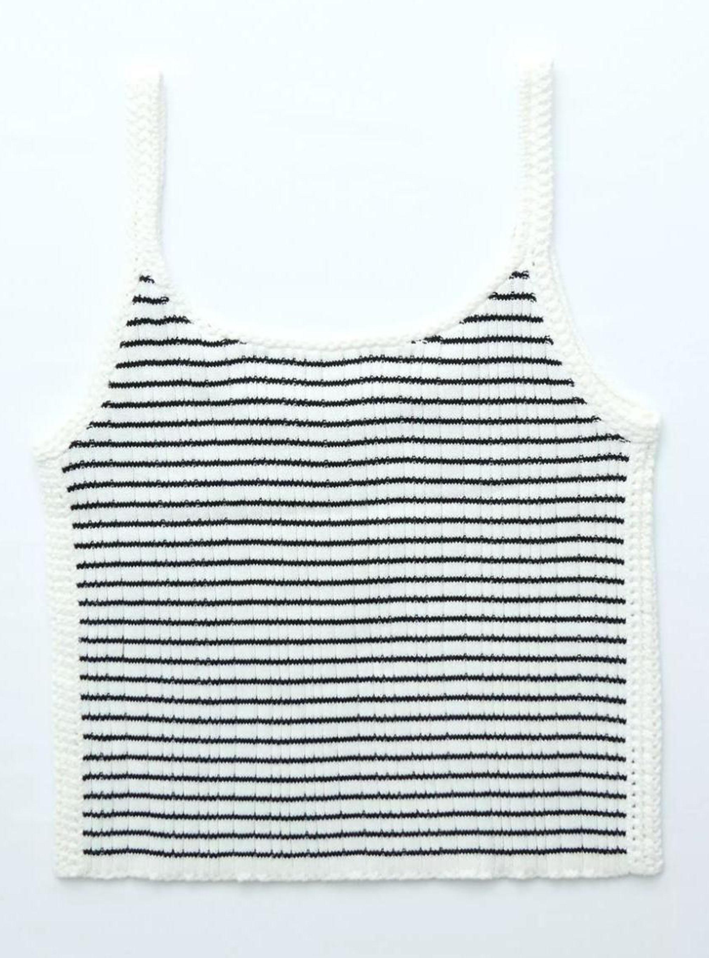 Top Ae sin Mangas Tejido Crochet-3