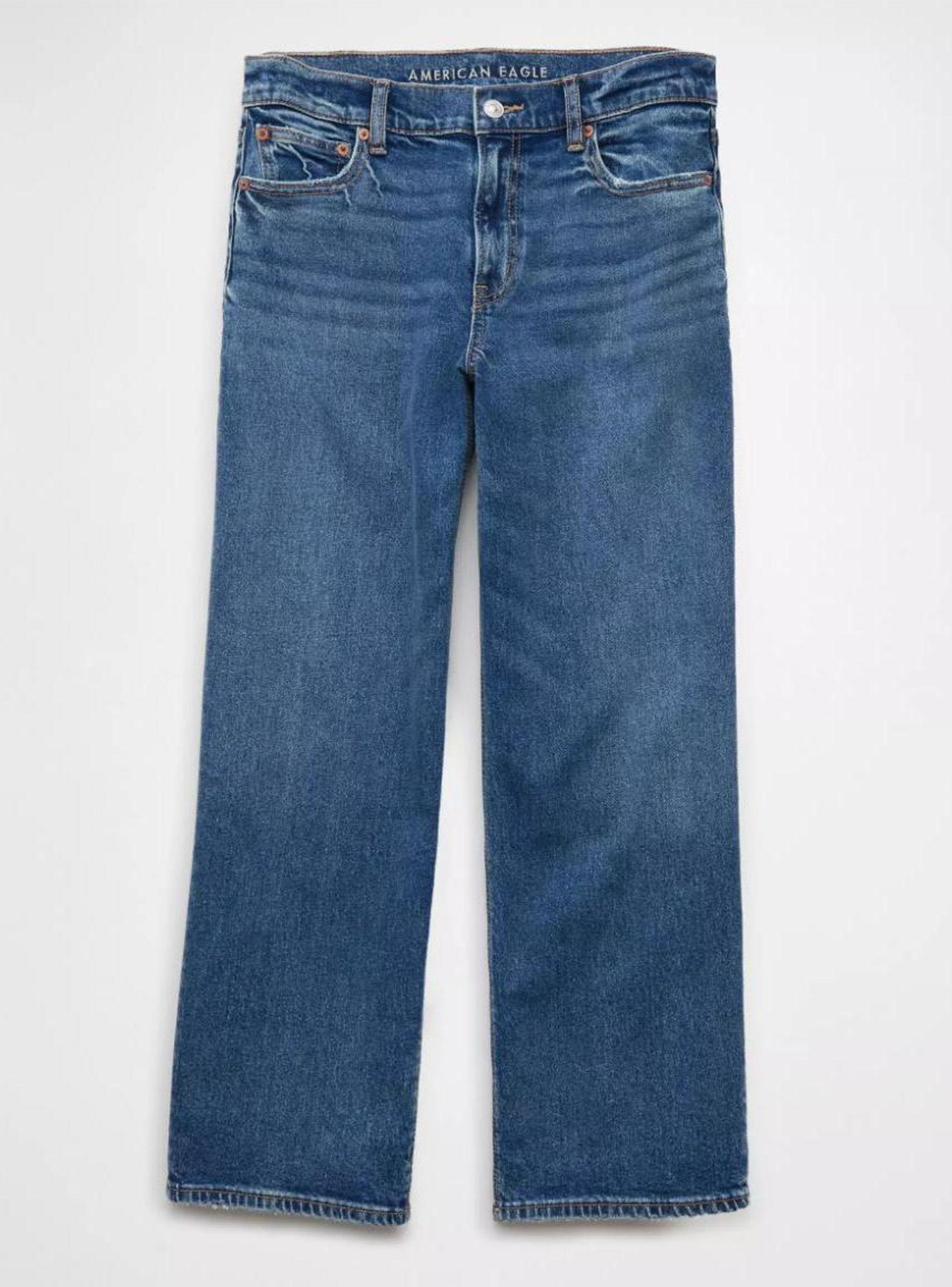 Jeans Ae Stovepipe Crop Stretch Cintura Alta-3