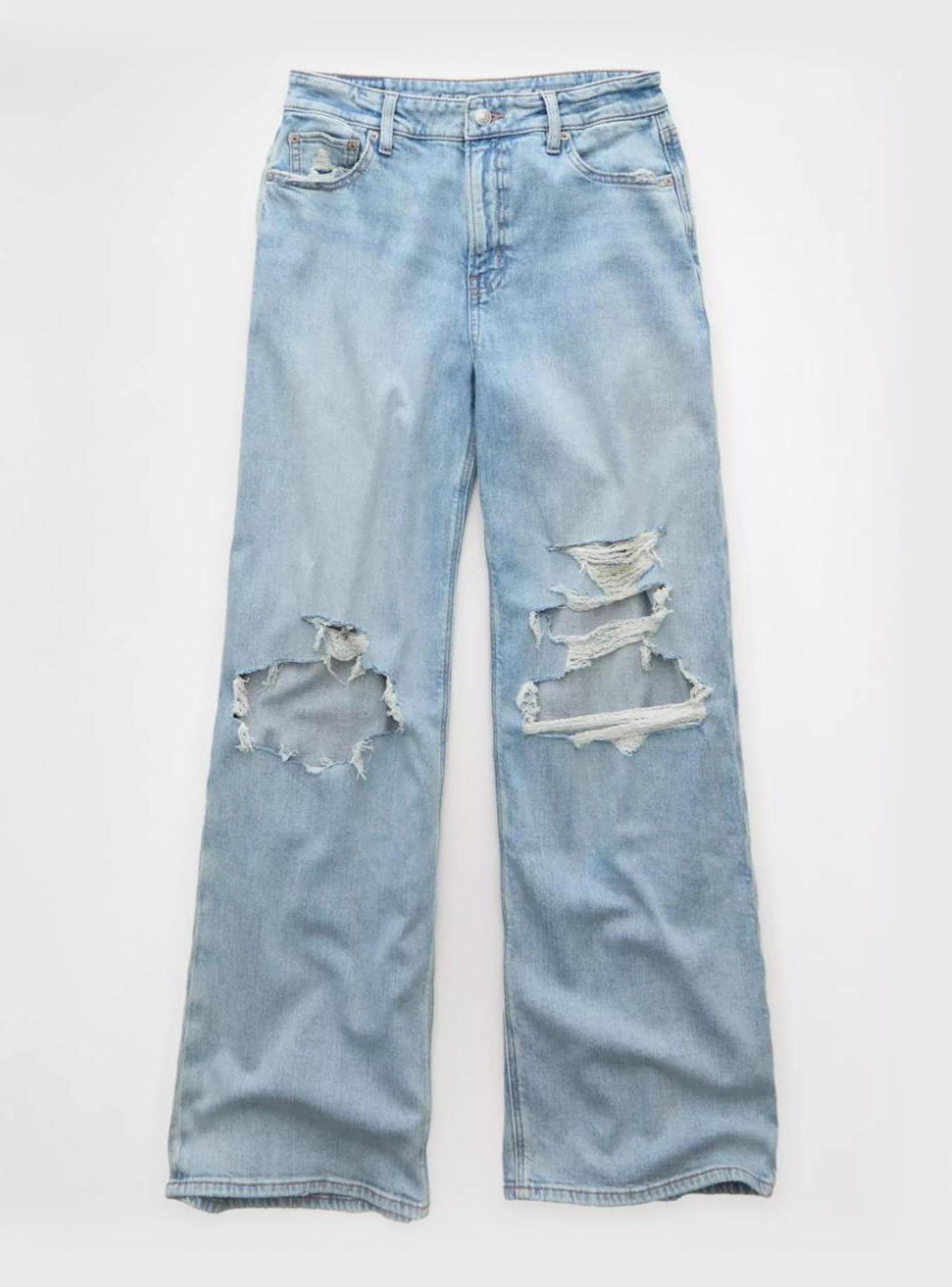 Jeans Dreamy Stretch Super High Waisted Drapeado y Rasgados-3