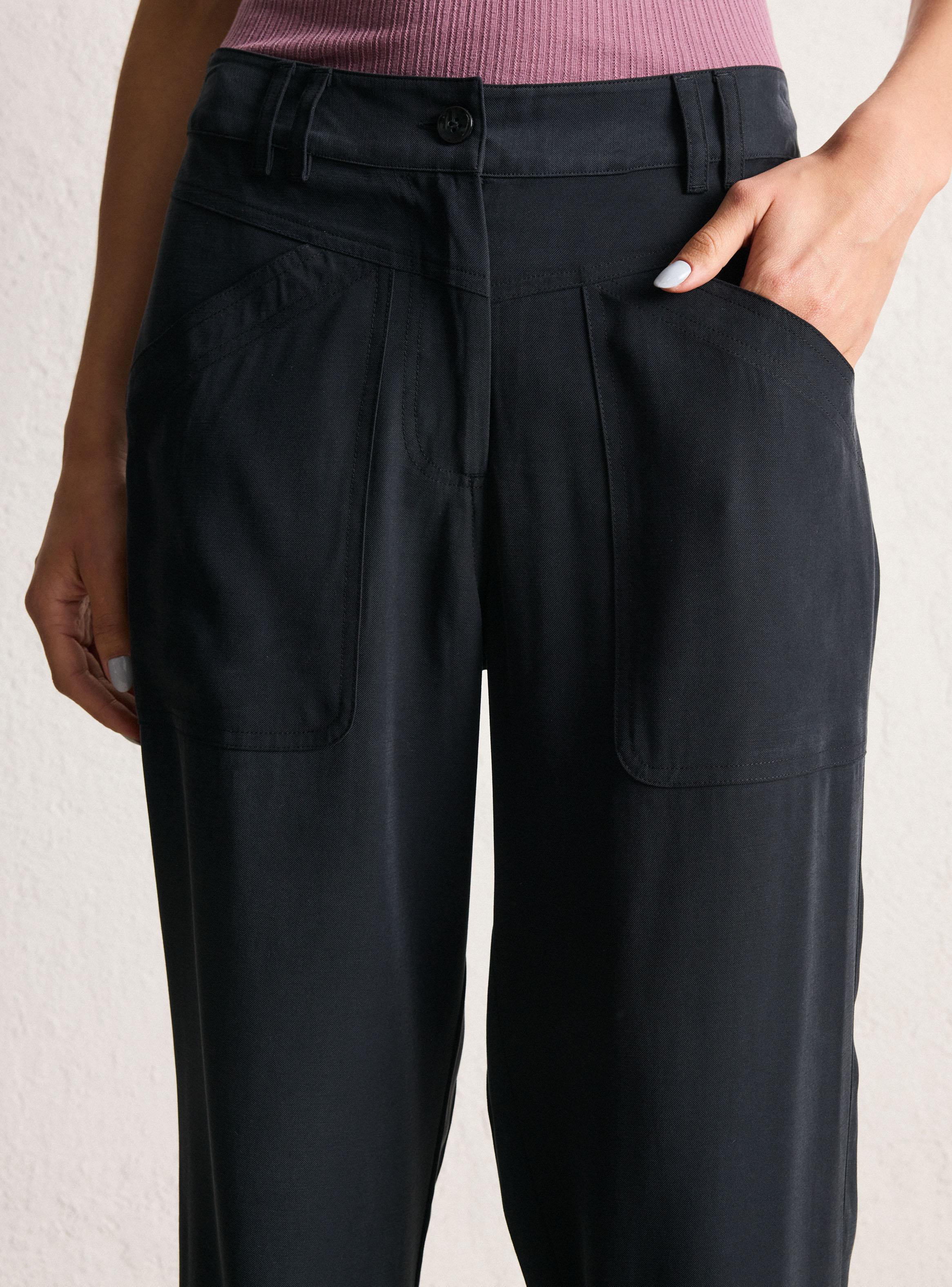 Pantalón Tipo Carpintero Fluido-2