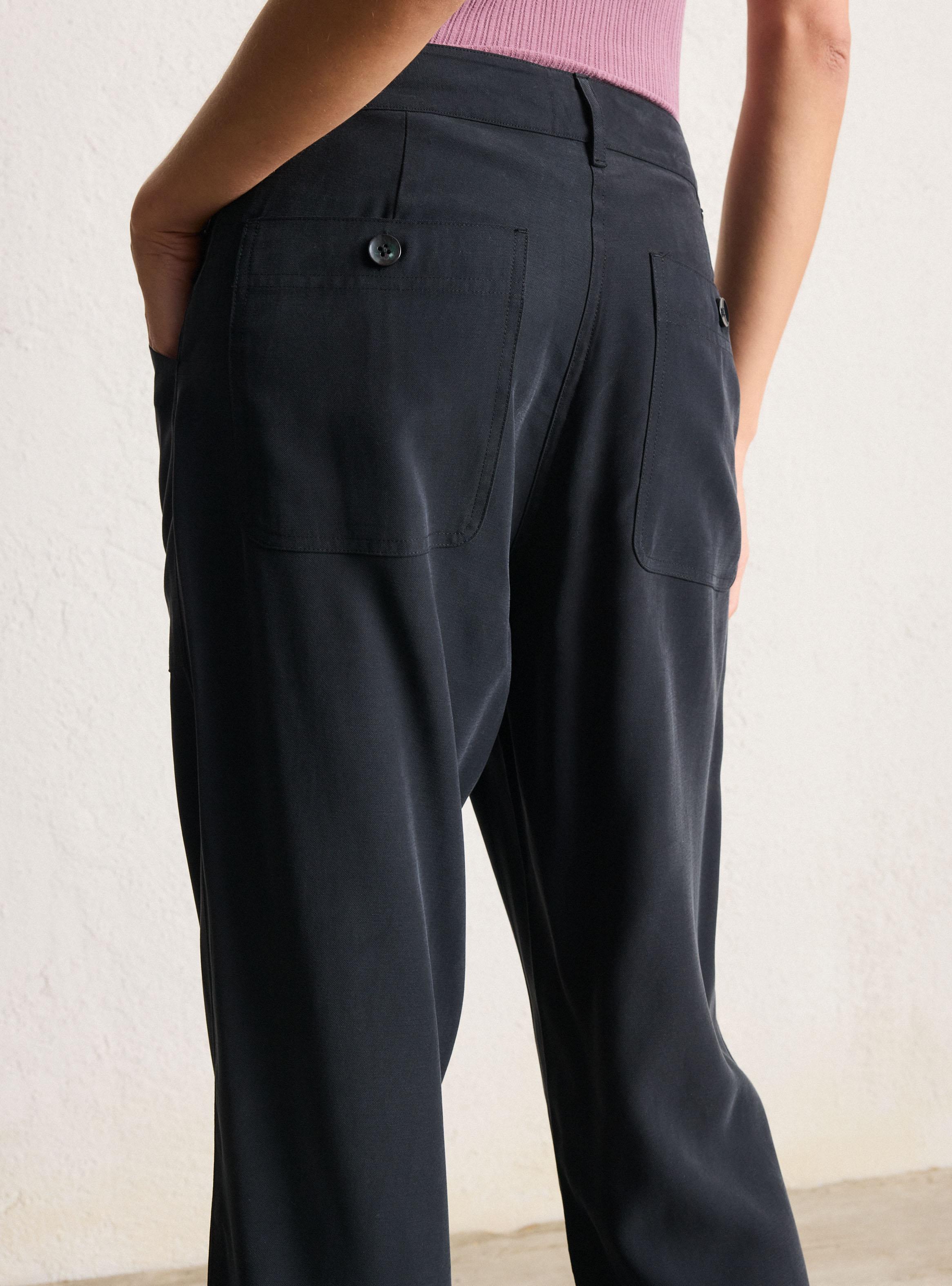 Pantalón Tipo Carpintero Fluido-3