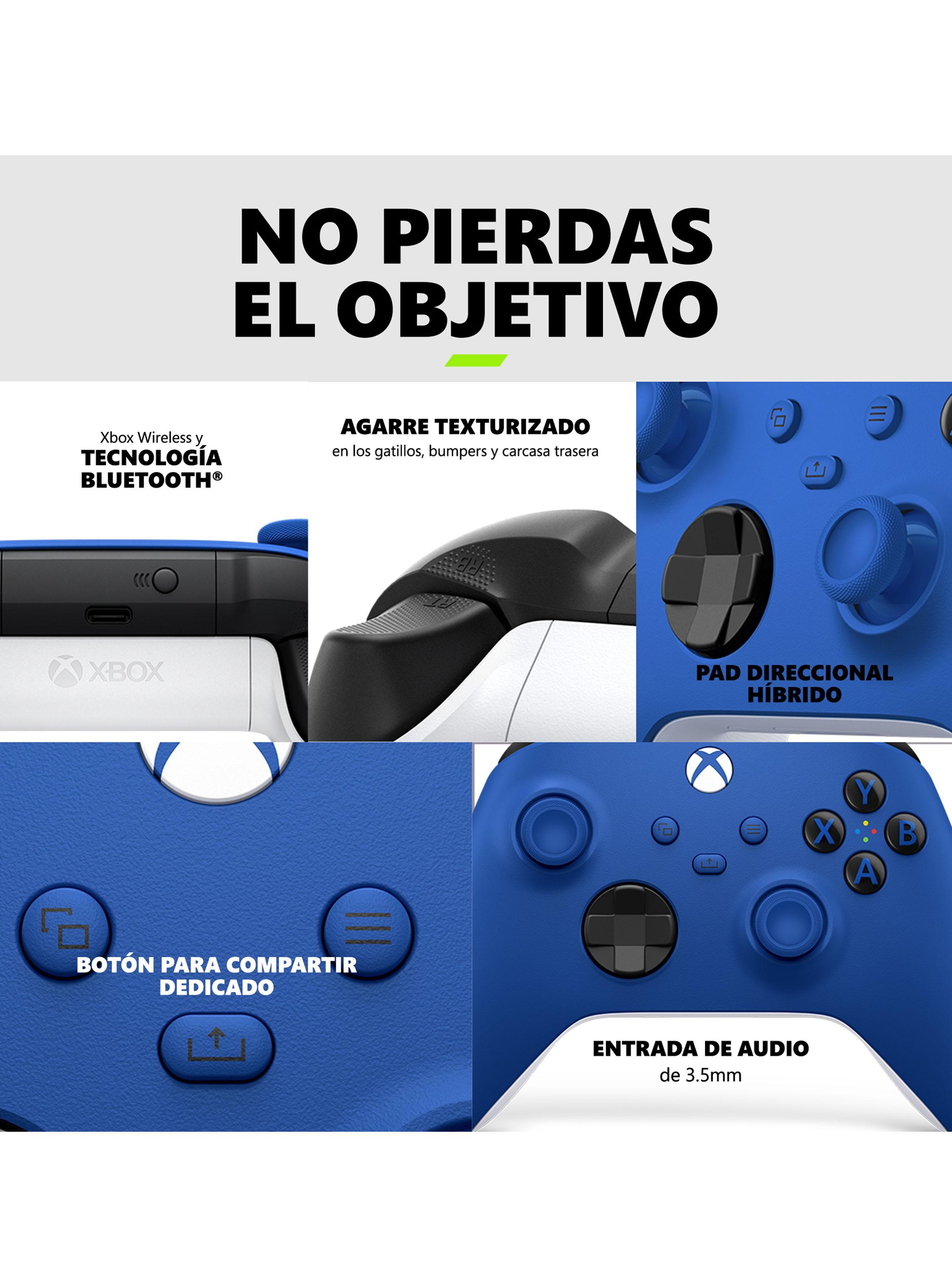 Control Inalámbrico Xbox Shock Blue-4