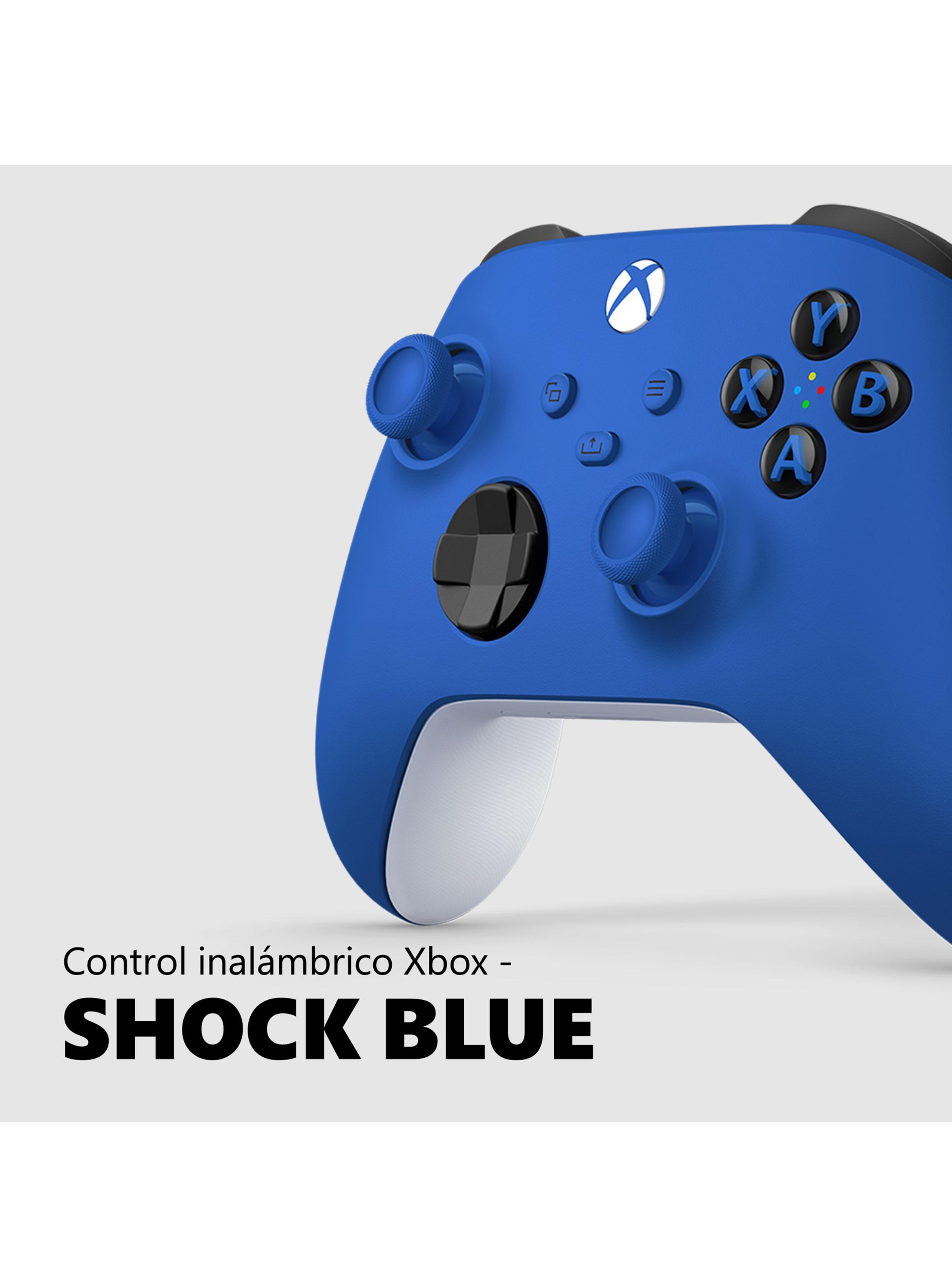 Control Inalámbrico Xbox Shock Blue-2
