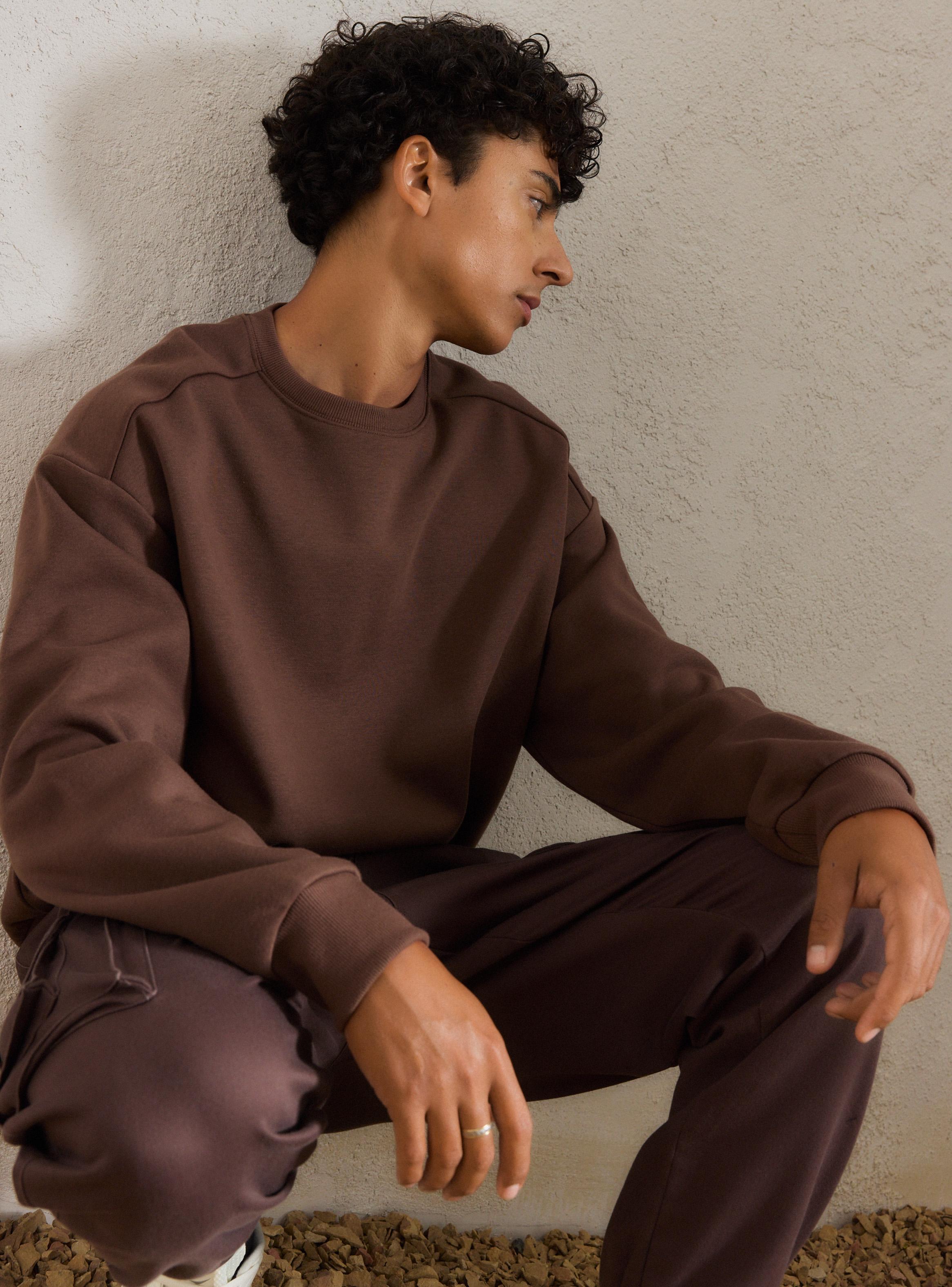 Polerón Crew Neck Liso-3