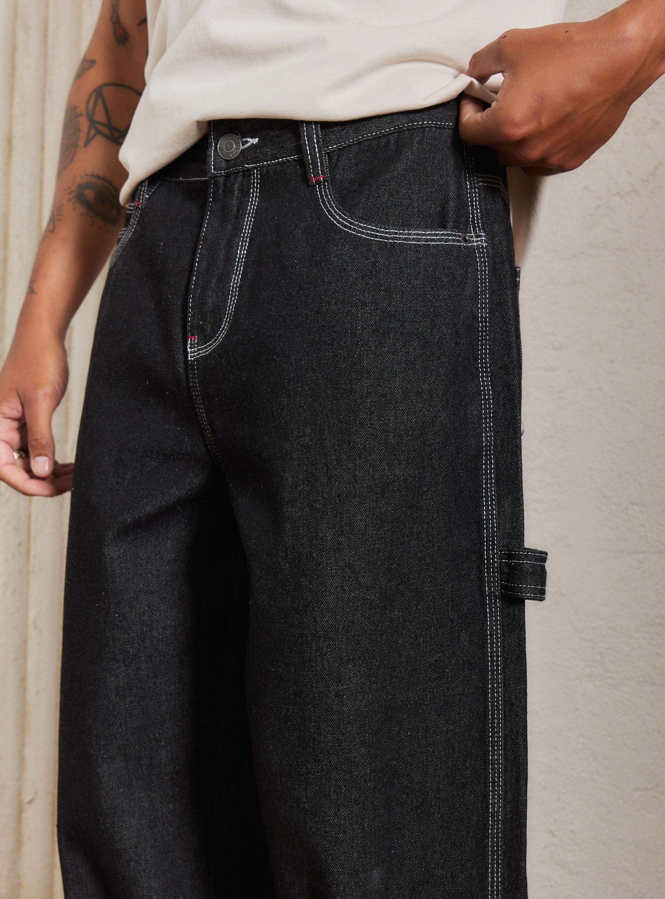 Jeans Loose Fit Hilo Contraste-2