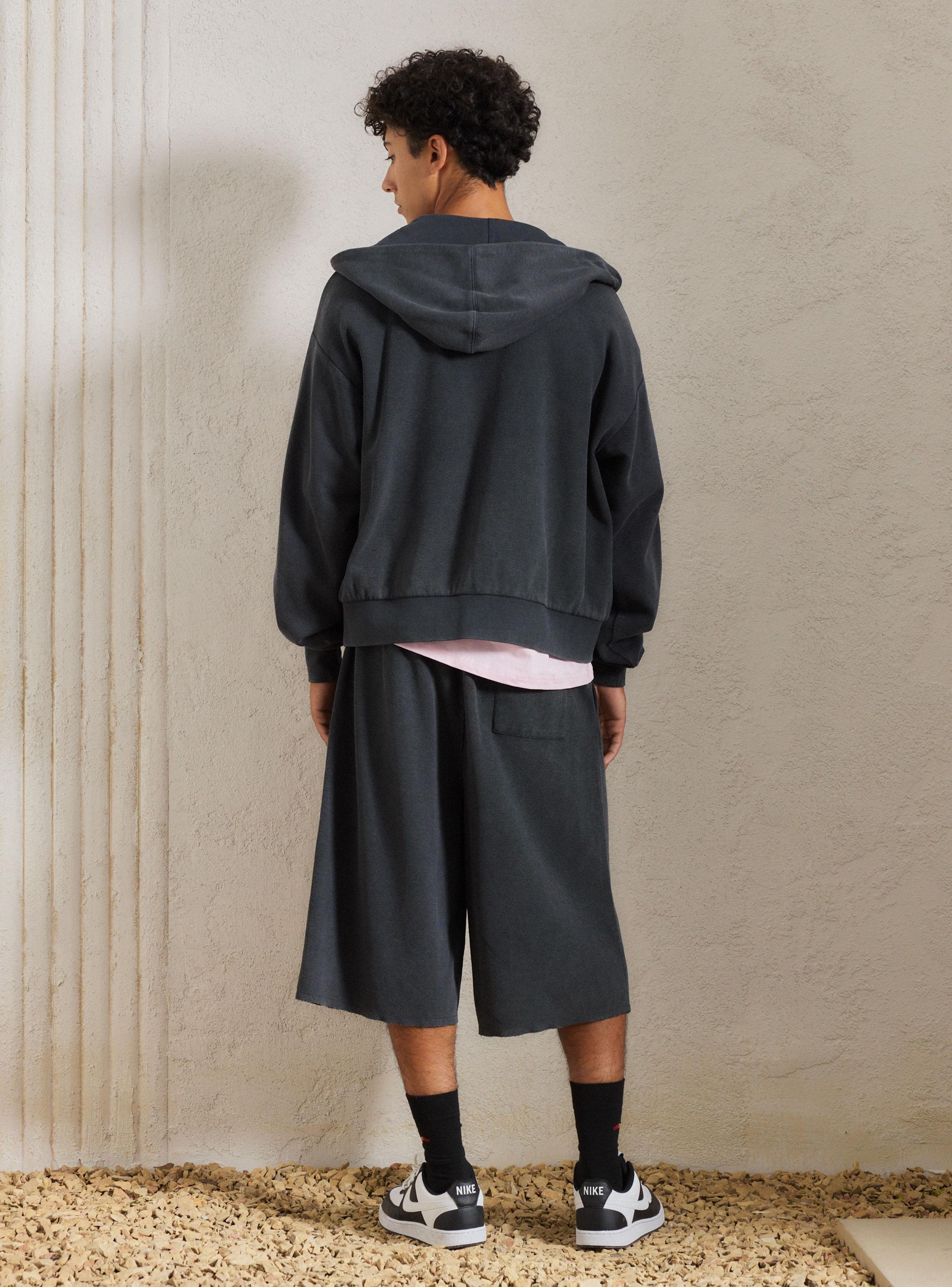 Polerón Capucha Rib Regular Fit-5