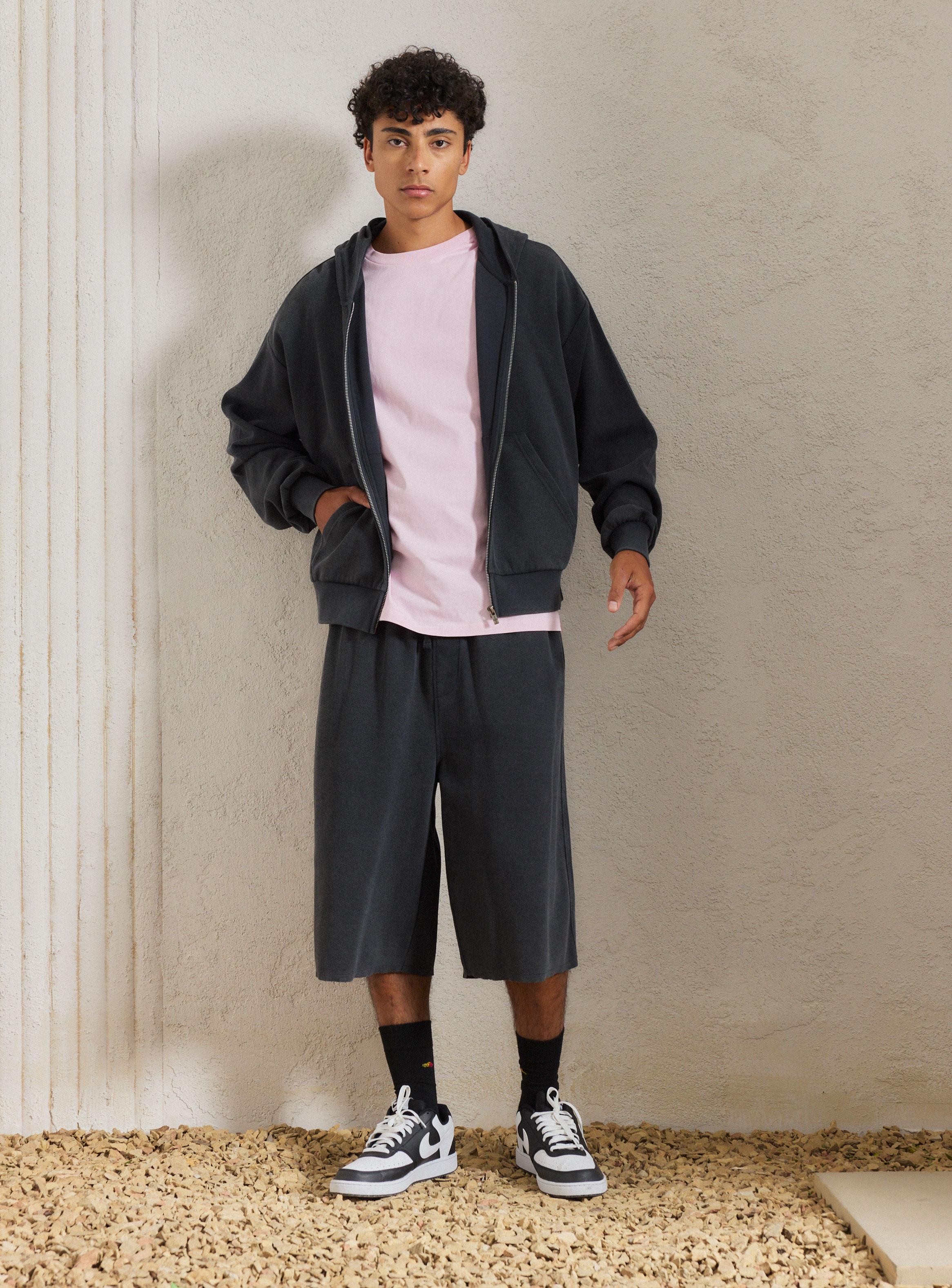 Polerón Capucha Rib Regular Fit-4