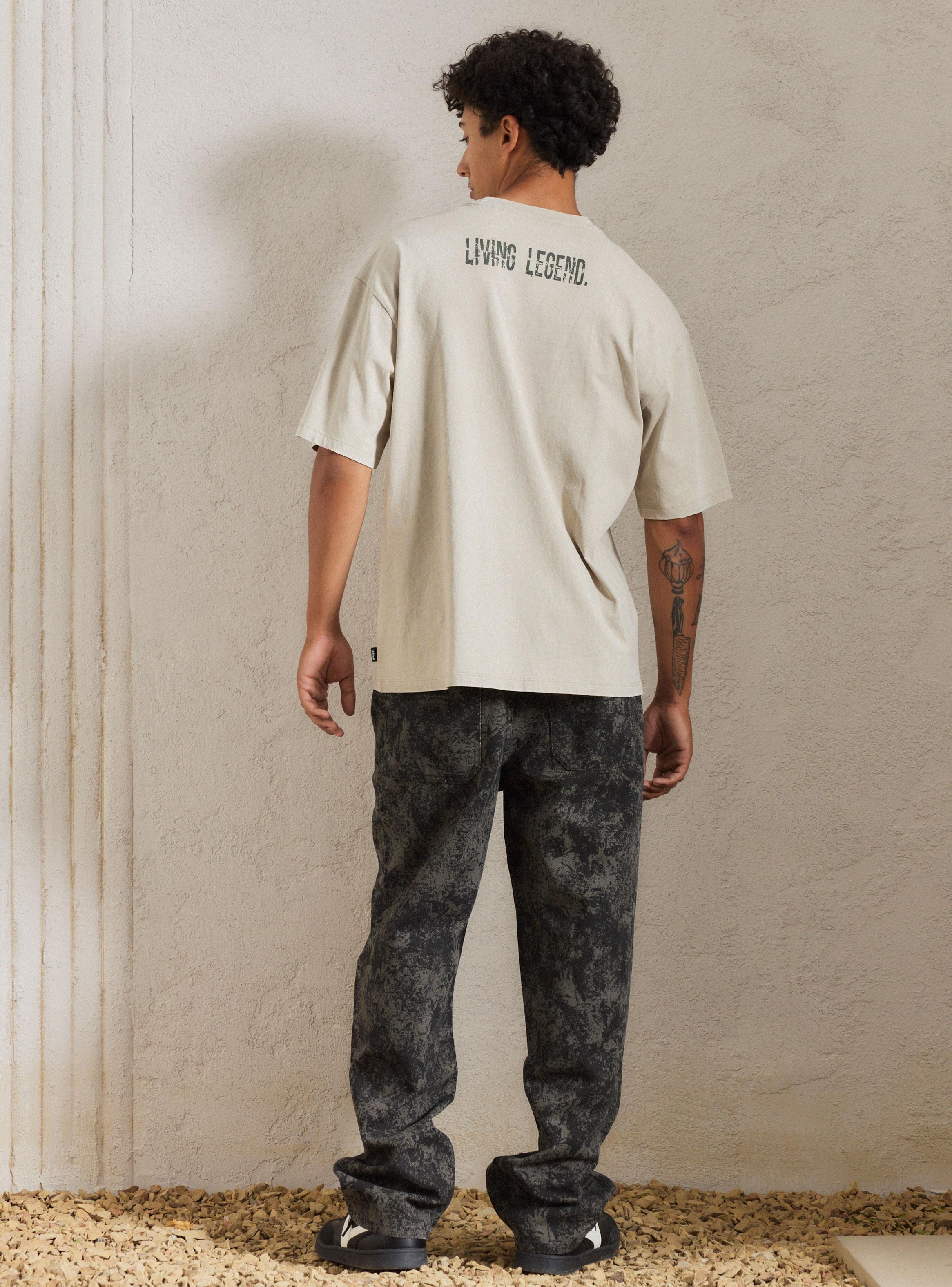 Polera Acid Wash Relaxed Fit-5