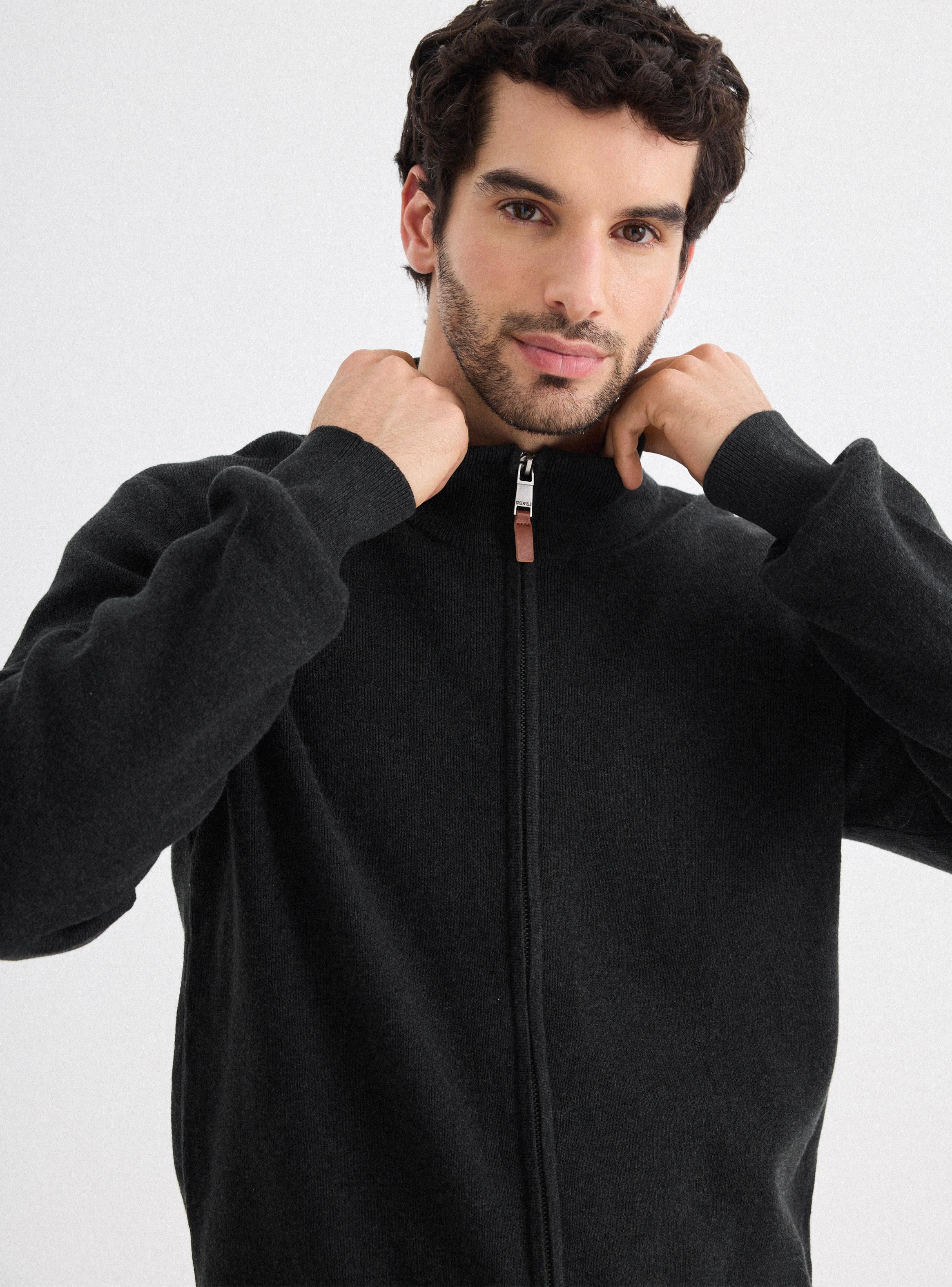 Sweater con Cierre Clásico-3