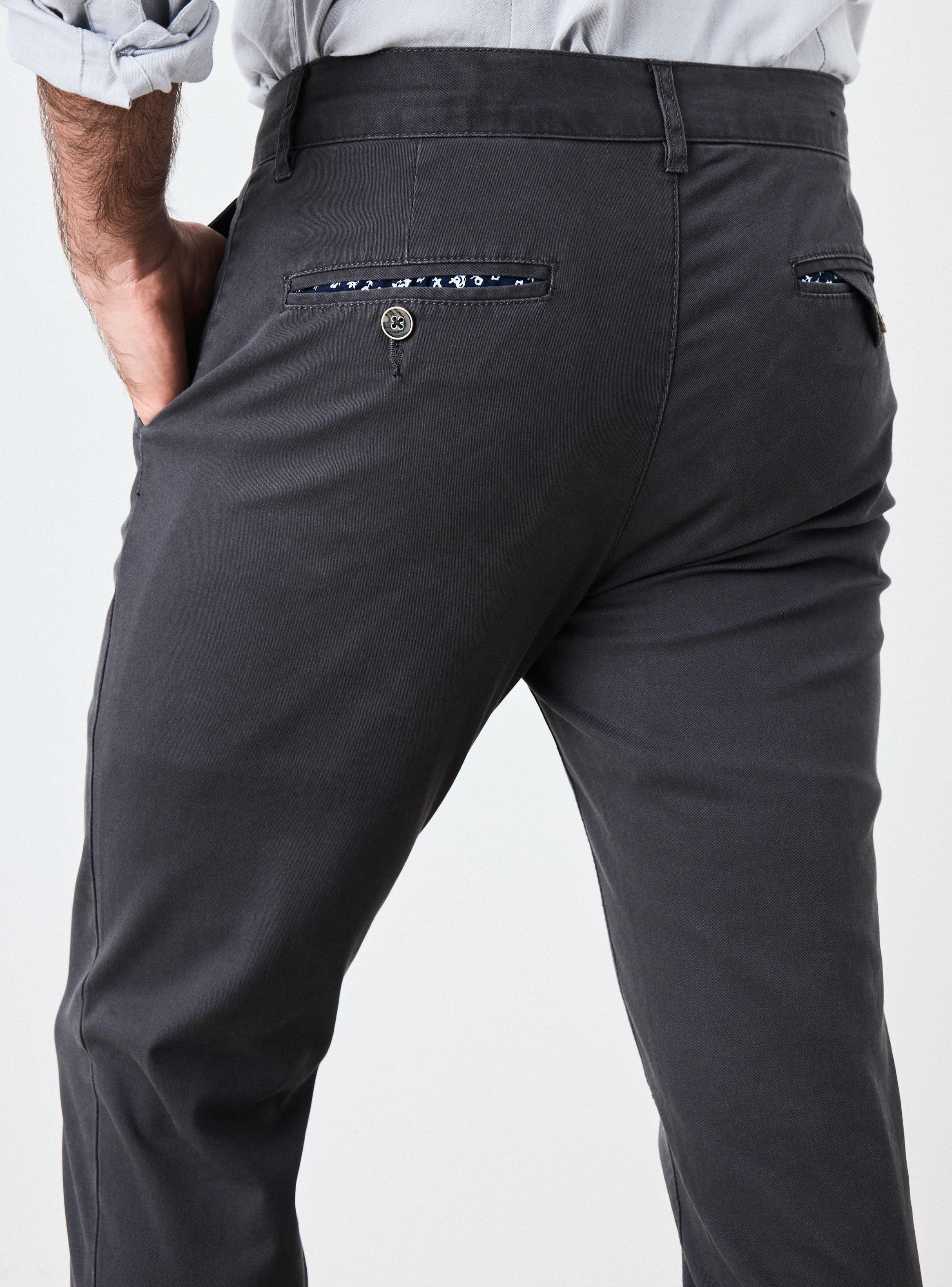 Pantalón Corte Chino Slim con Elastano-3