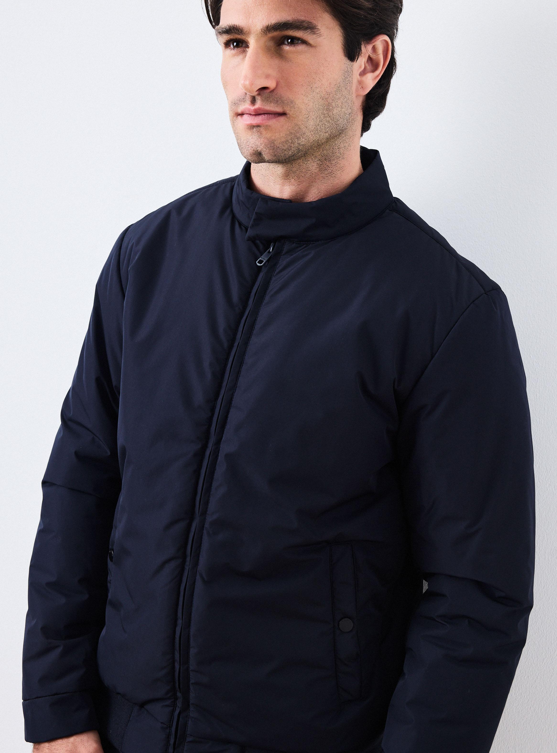 Chaqueta Casual Cuello Alto-2