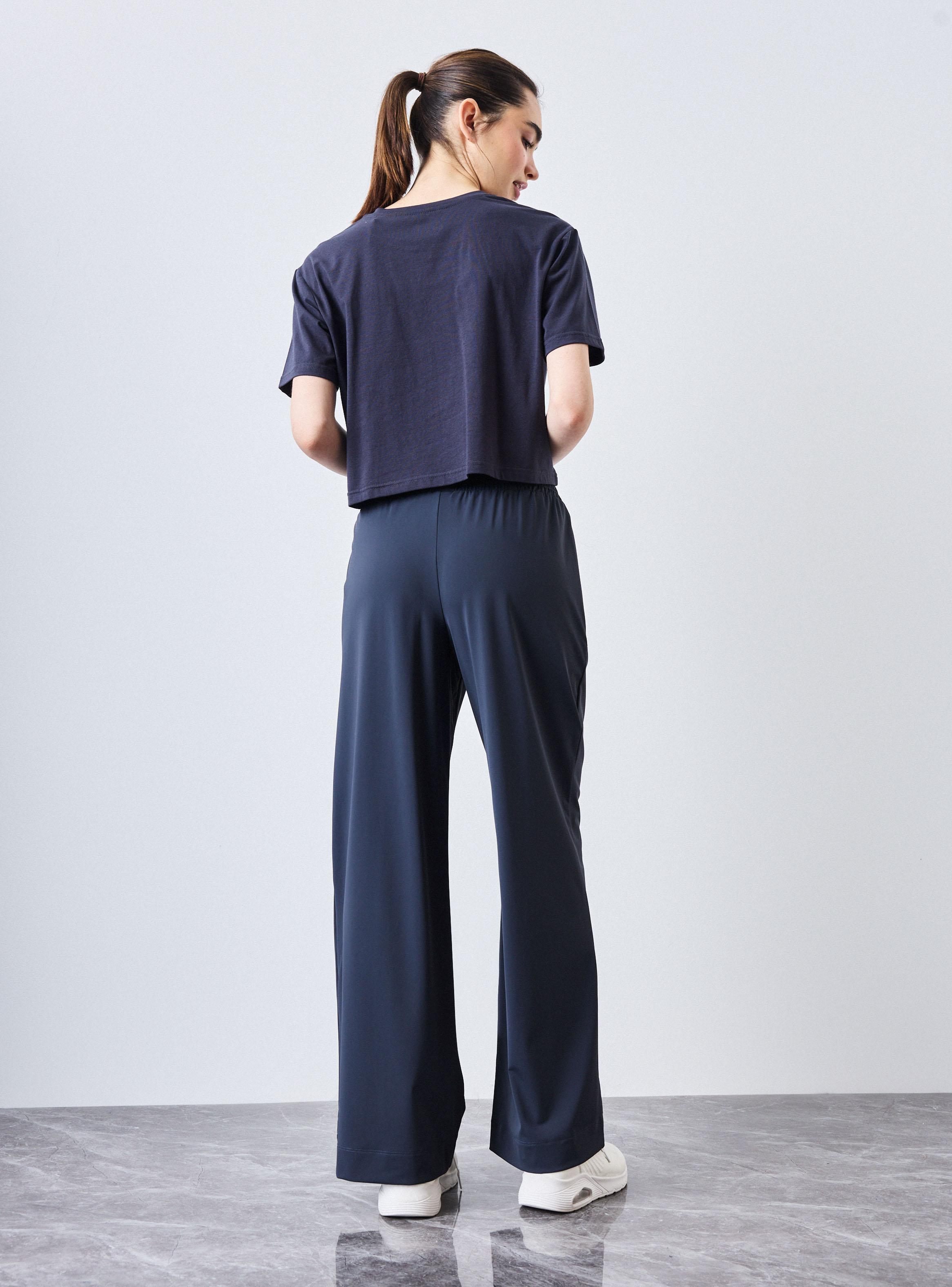 Pantalón de Buzo Wide Leg Sport-5