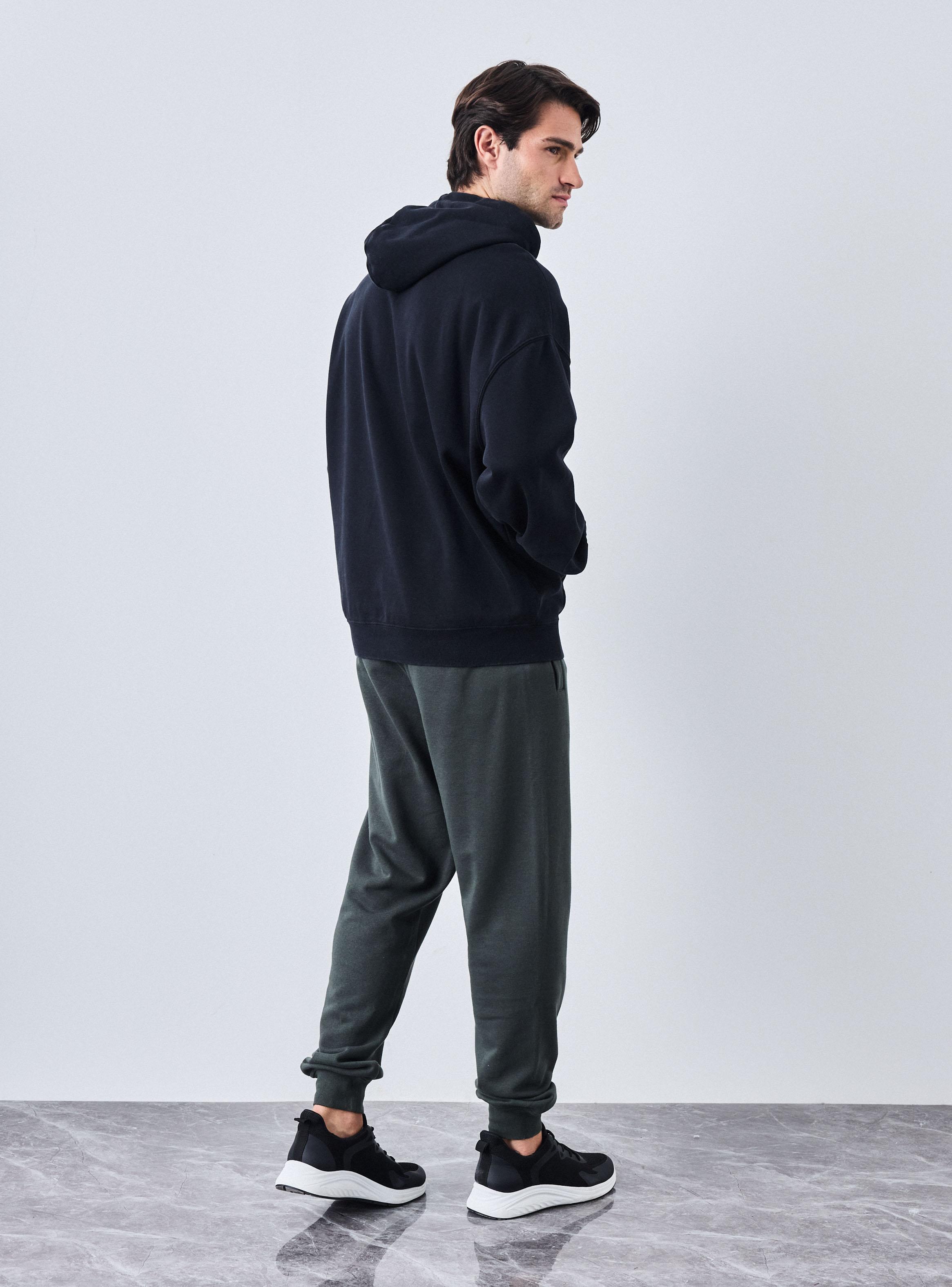 Polerón Oversize Con Capucha Y Lavado-5