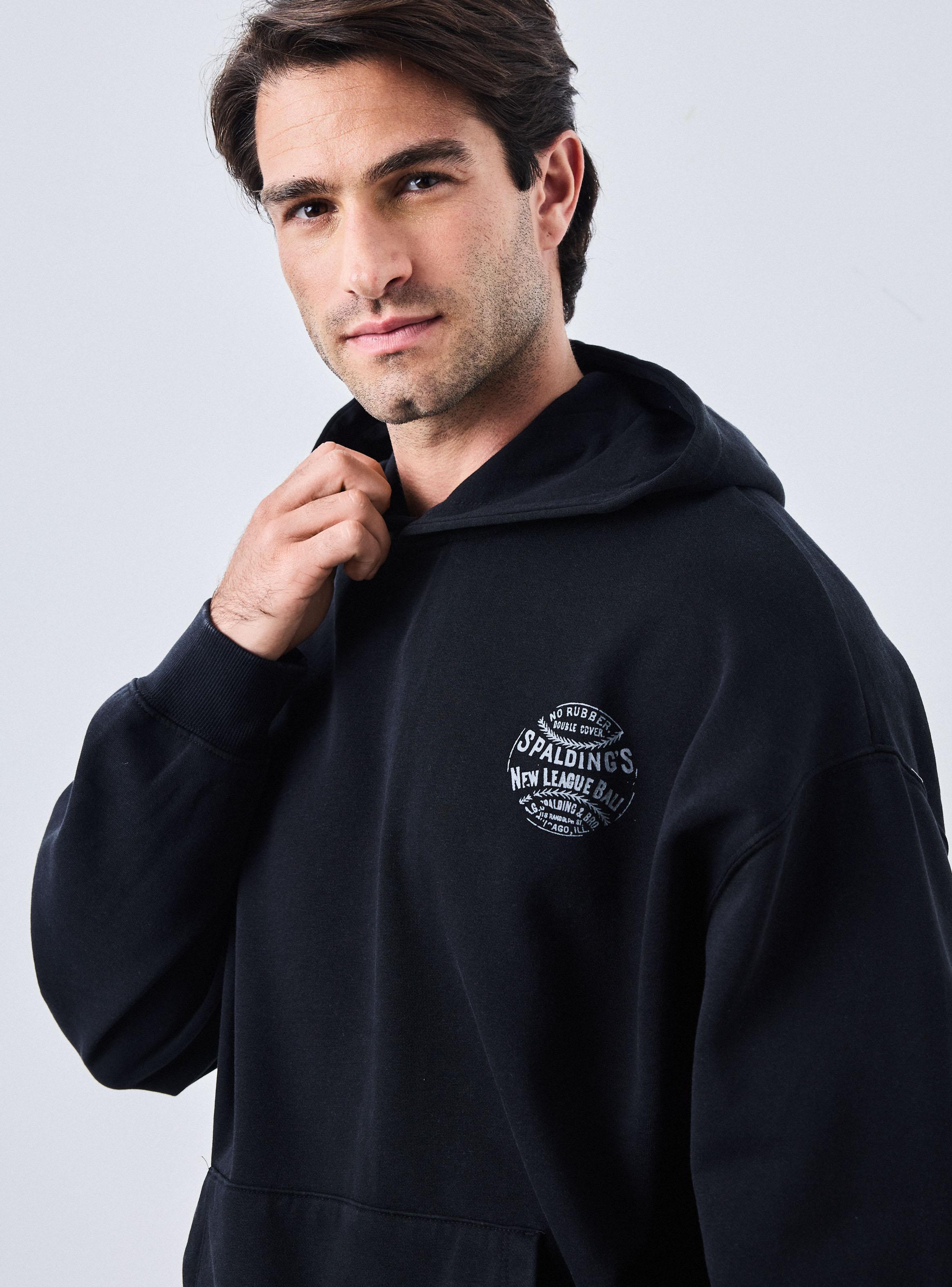 Polerón Oversize Con Capucha Y Lavado-2