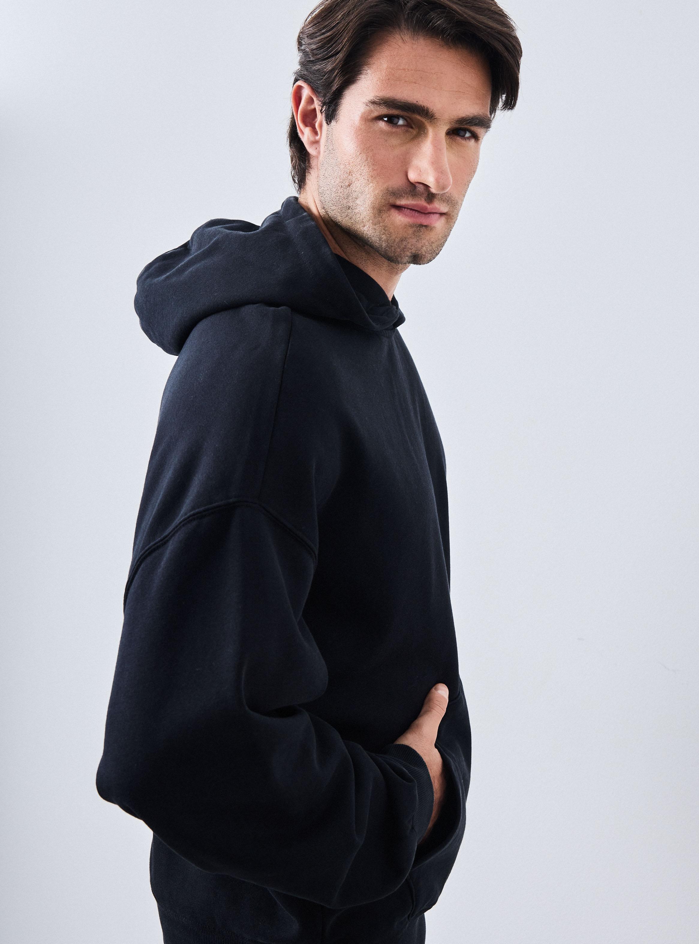 Polerón Oversize Con Capucha Y Lavado-3