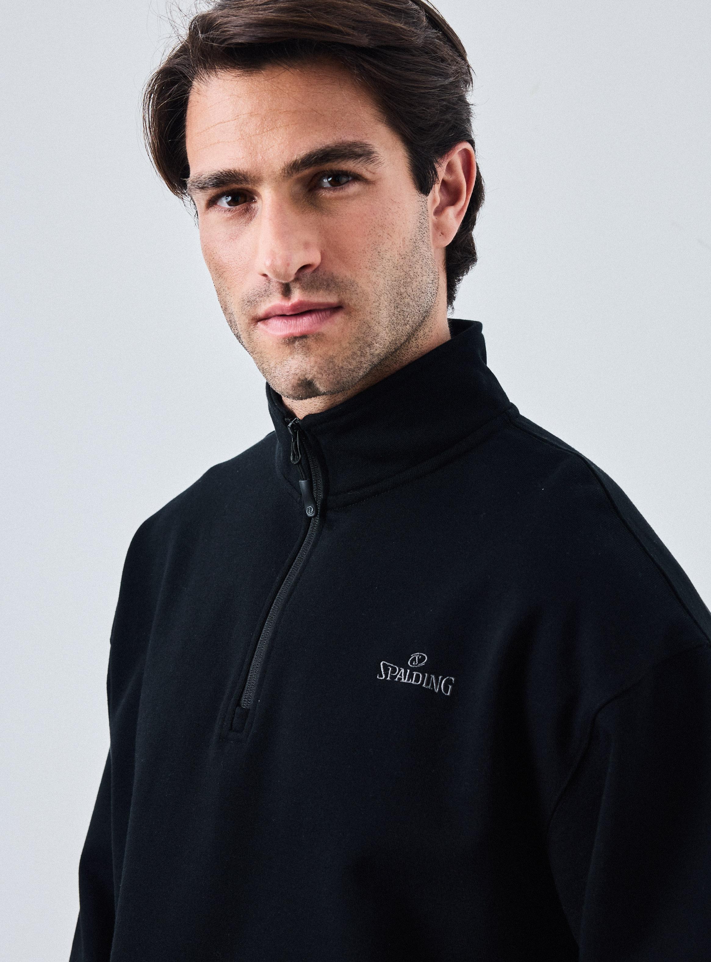 Polerón Algodón Con Cuello Alto-2