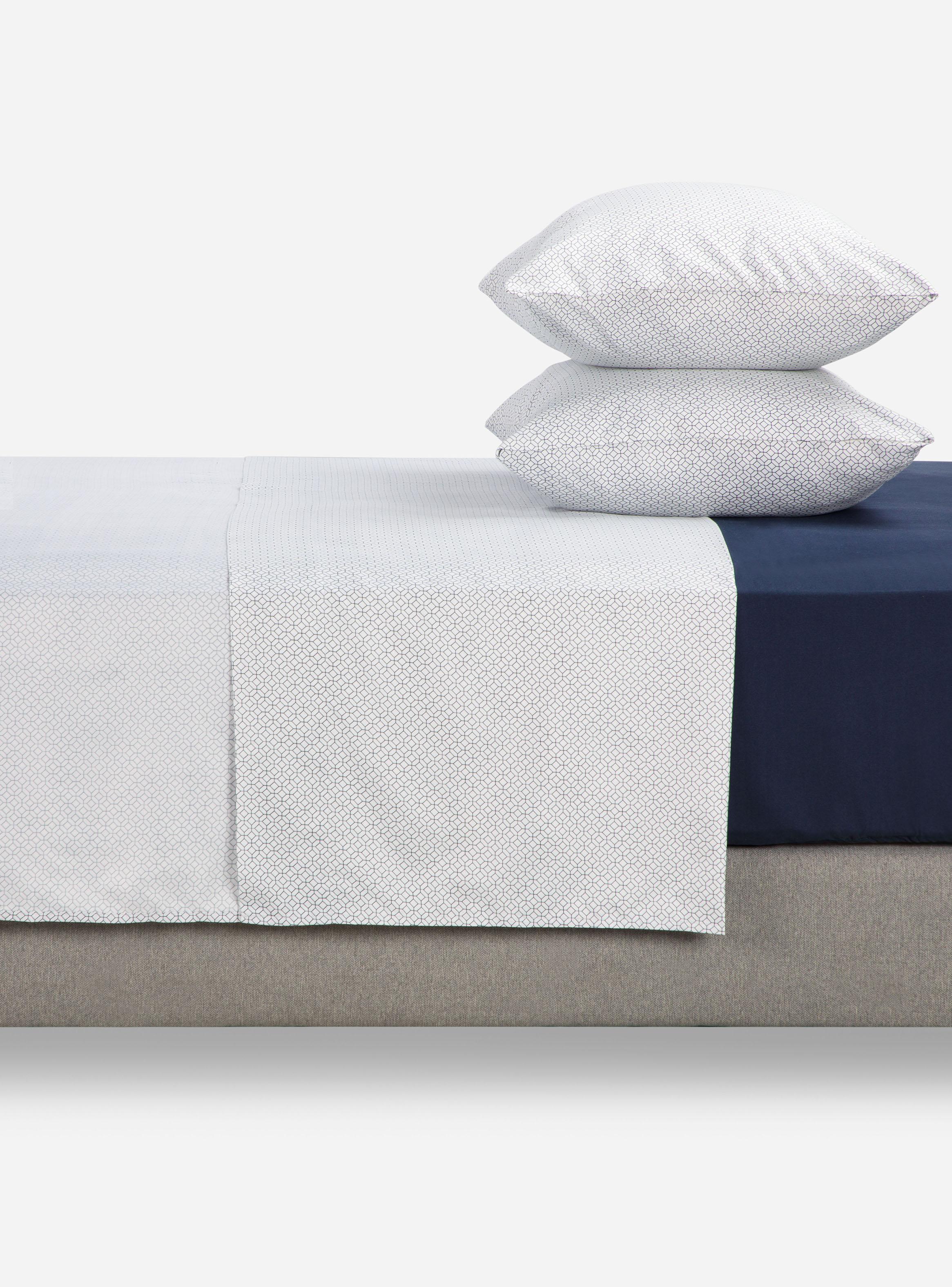 Sábana Microfibra Fred Navy 2 Plazas-1