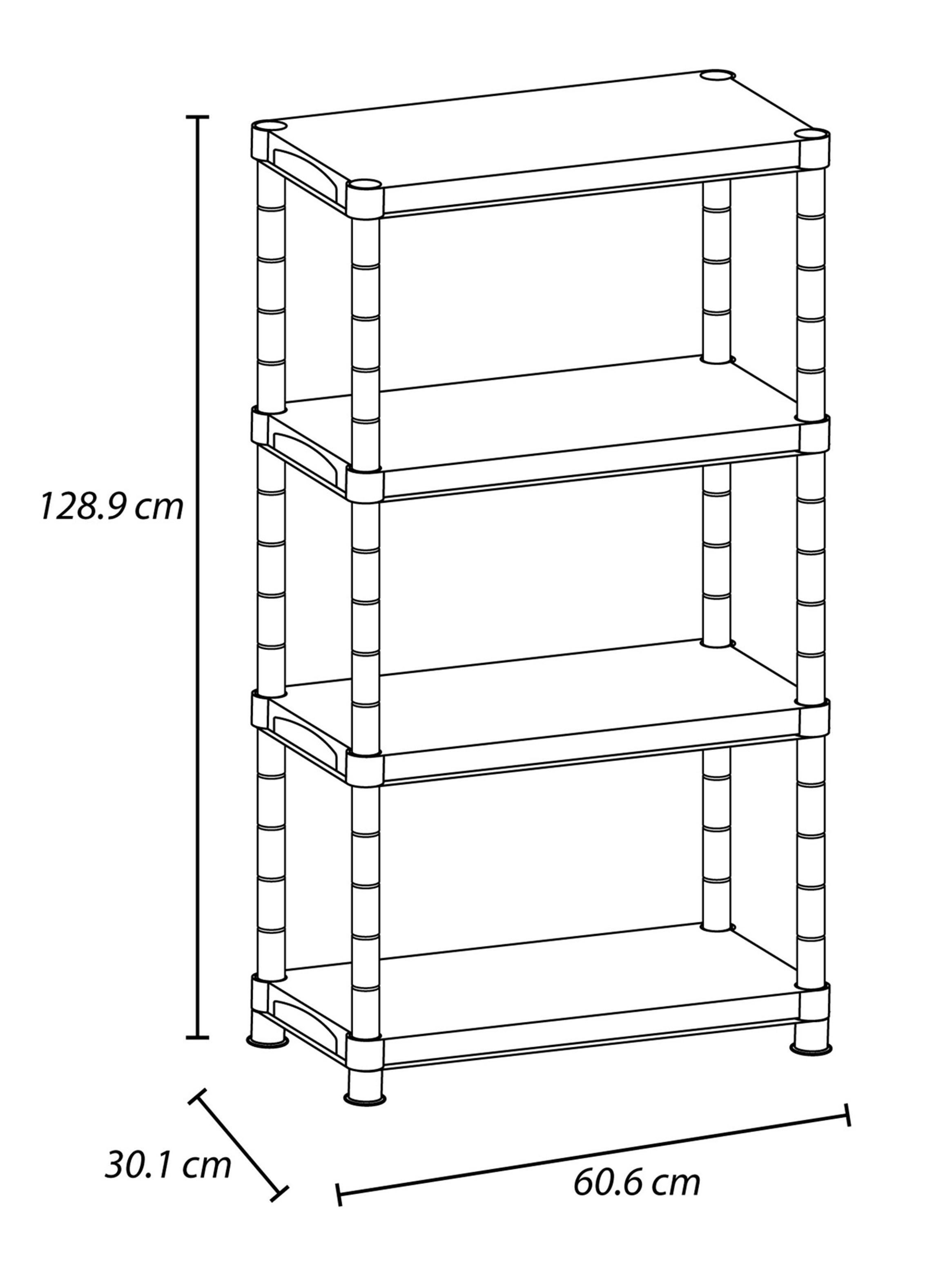 Estante Solido Decorativo 12 - 4 Repisas-1
