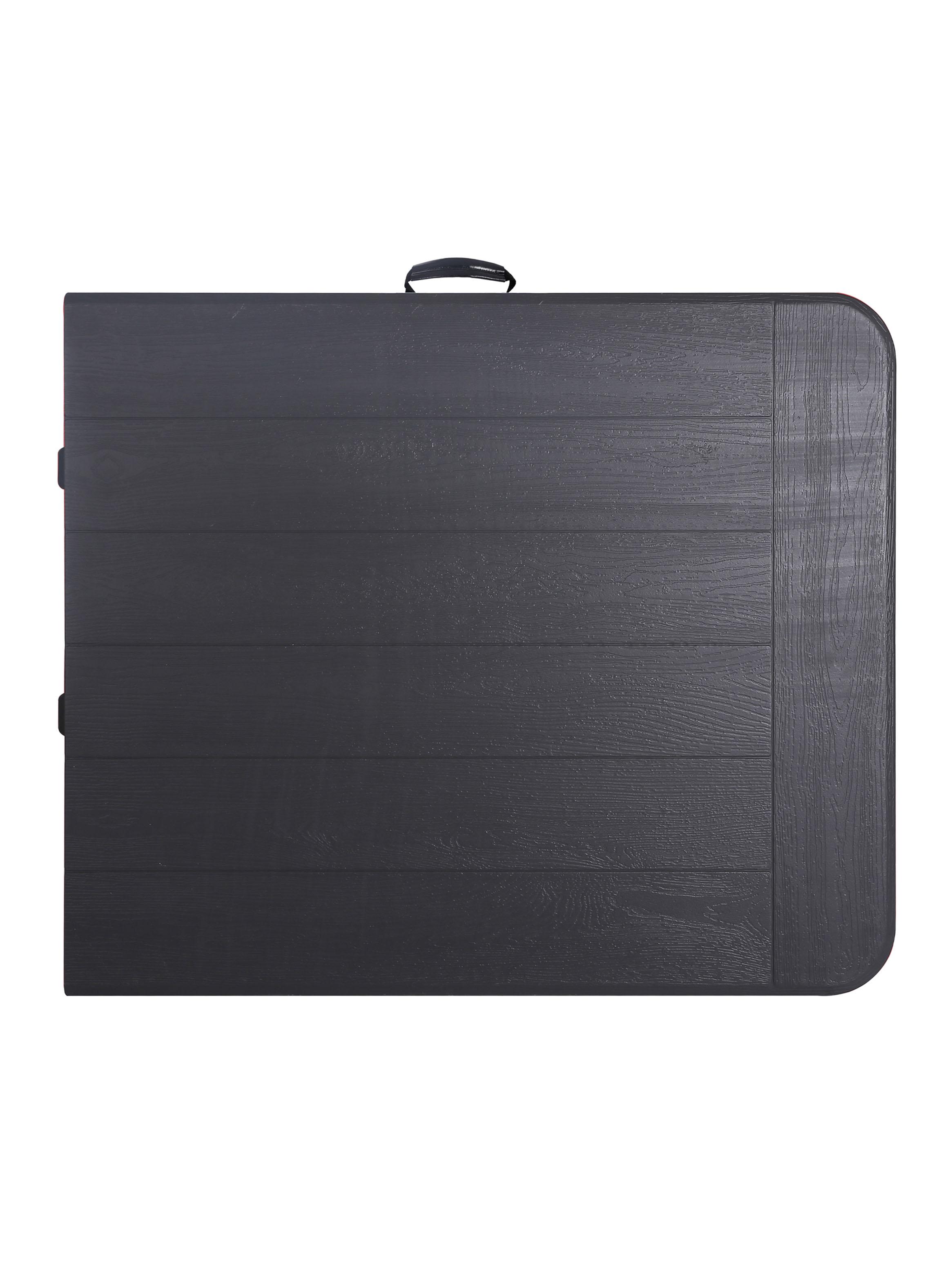 Mesa Plegable Rectangular 180 cm Gris-3