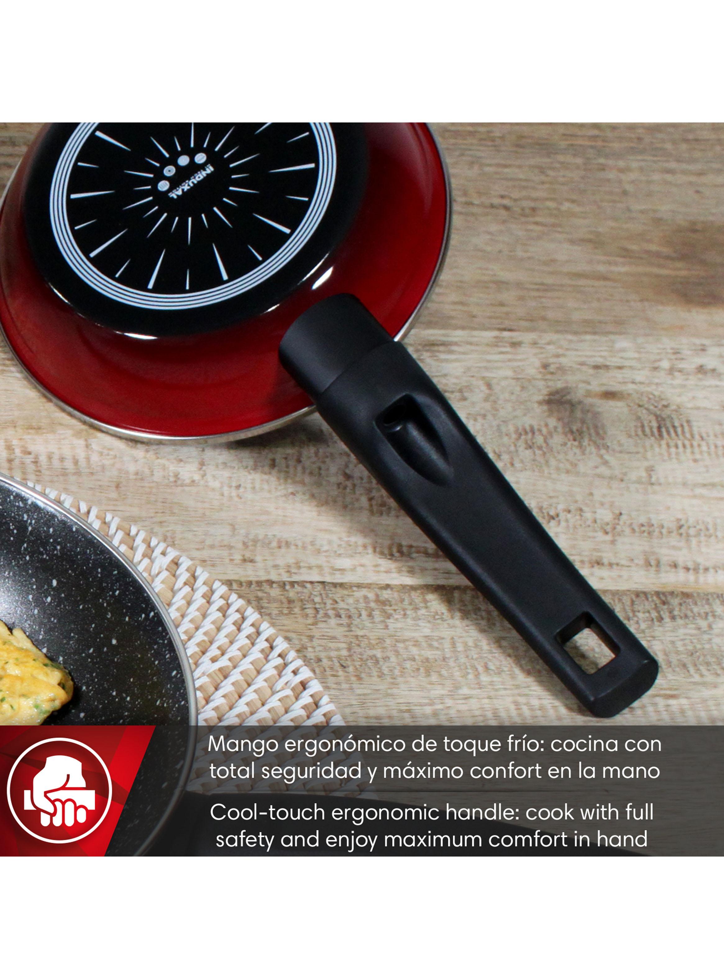 Set de 2 Sartenes Coral Due 18 y 24 cm Rojo-3