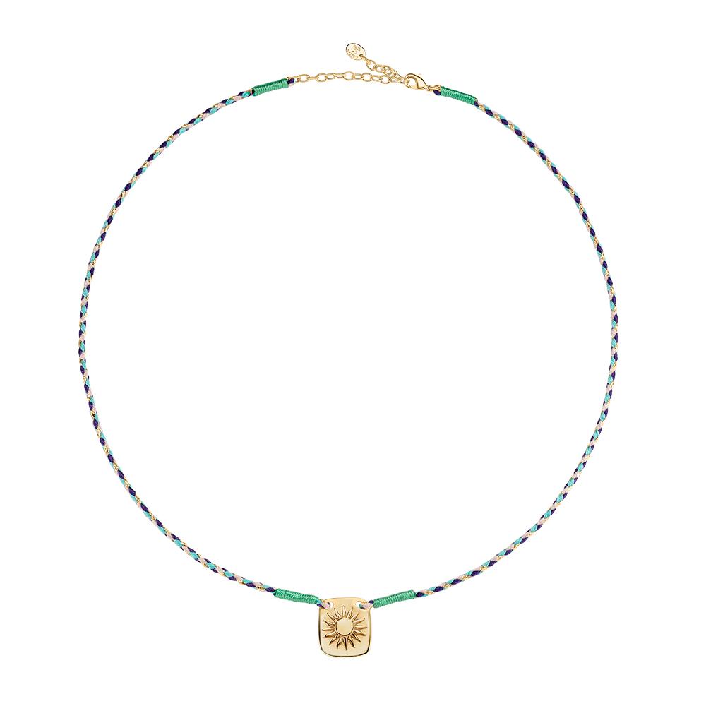 Collar Midi Placa Sol Tiare-3