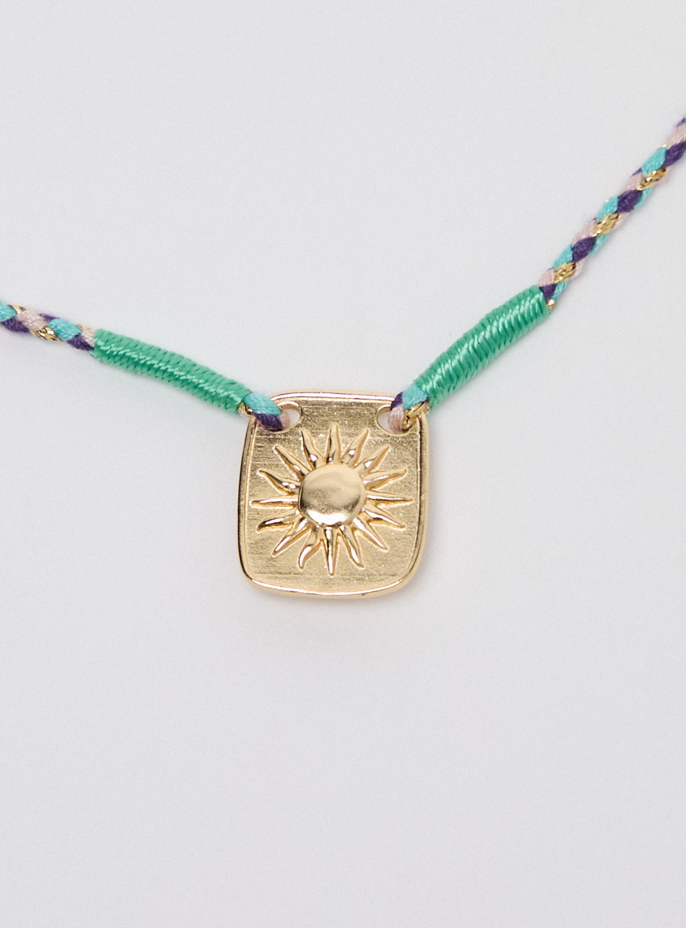 Collar Midi Placa Sol Tiare Colaboración María Pombo-2